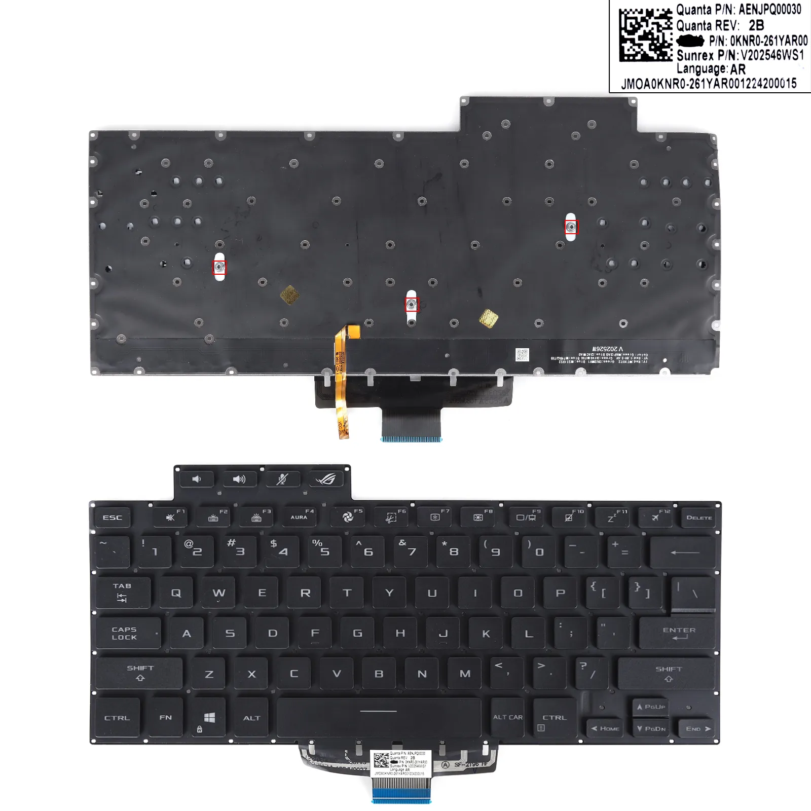 Picture of ASUS GA503 GU603 G15 Black（Colorful Backlit）