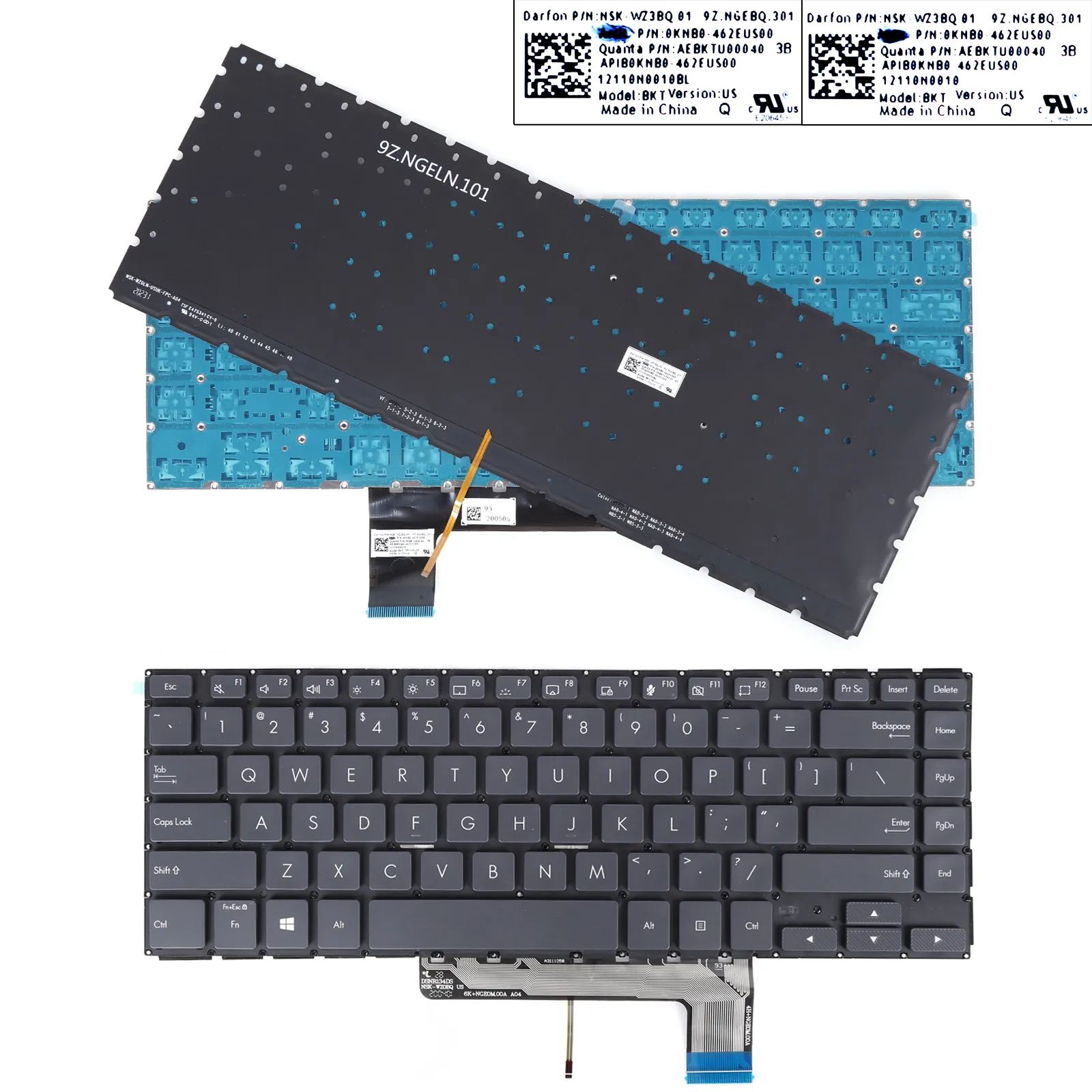 Picture of ASUS  W700G3T G2T W700G1T W700GV W700TA Gray（Backlit,WIN8）