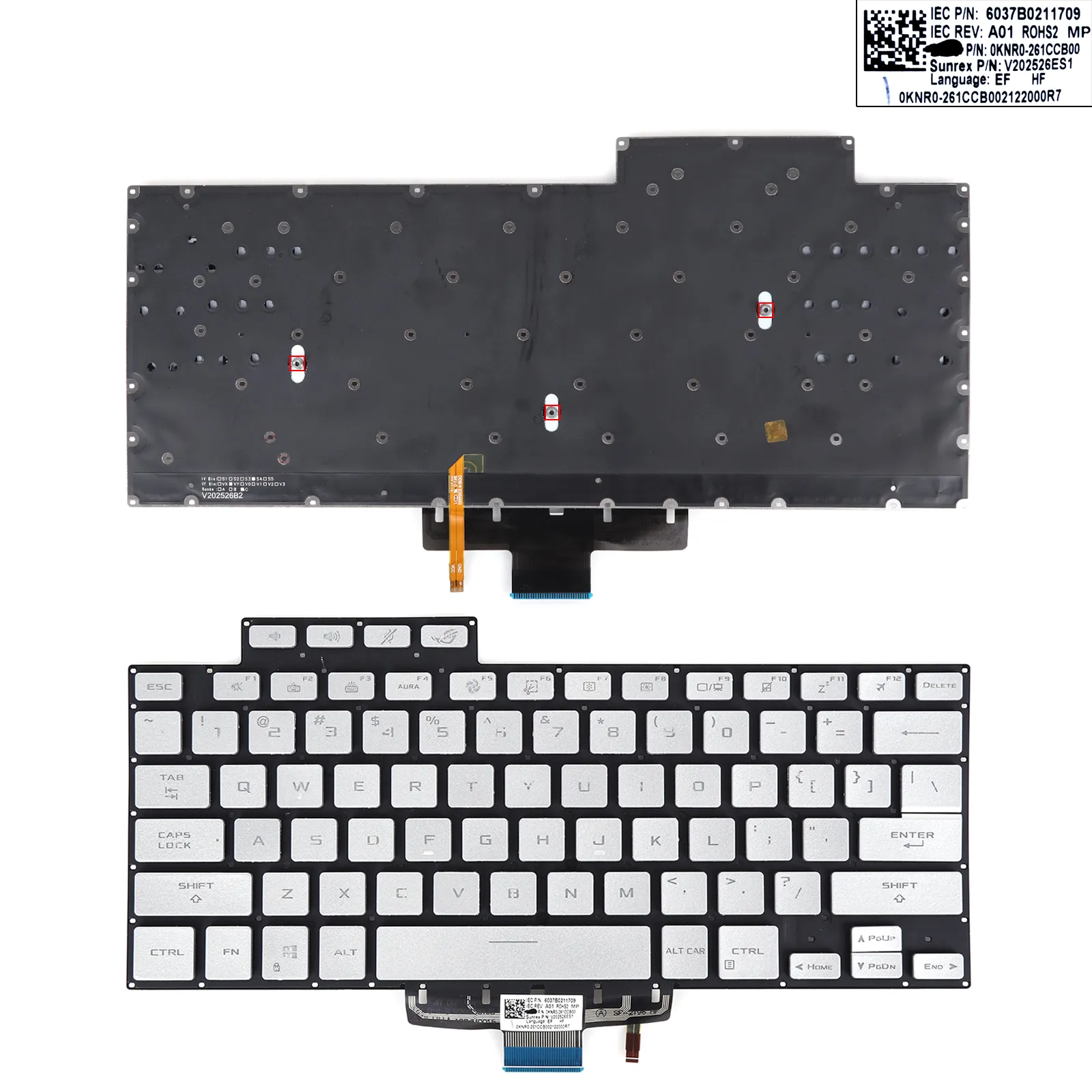 Picture of ASUS GA503 GU603 G15 Sliver（Backlit）