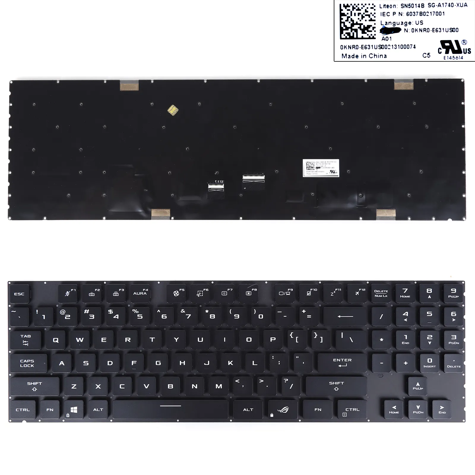 Picture of ASUS GX703 Black（Backlit）