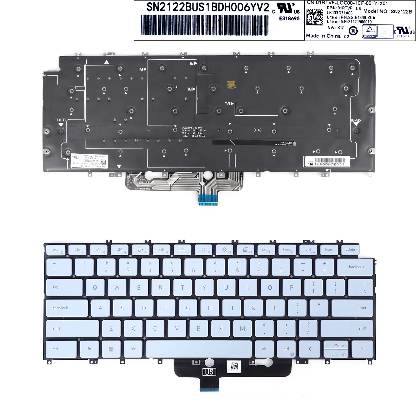 Picture of DELL XPS 9315 Blue （Backlit）