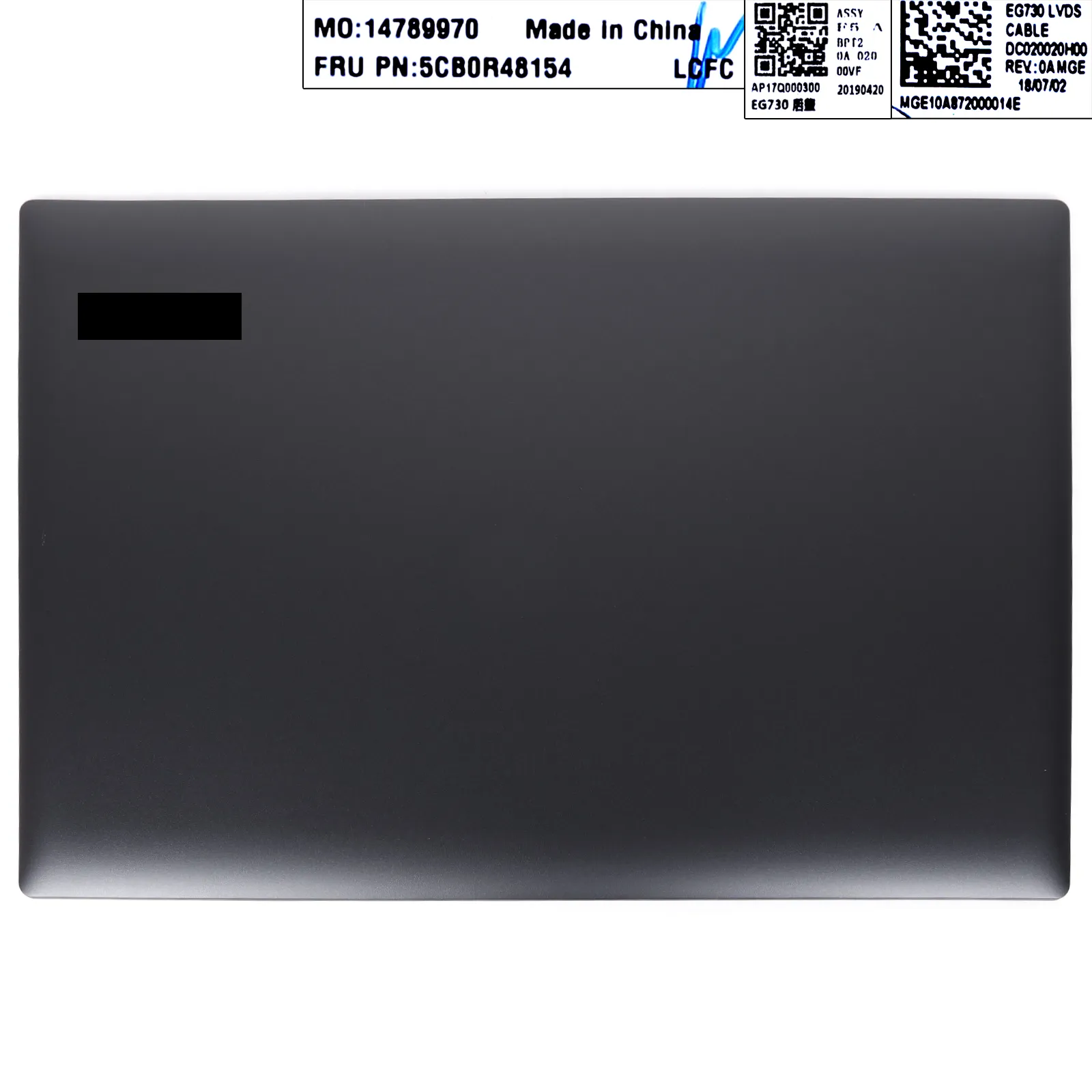 Picture of LENOVO IdeaPad 320 17ast  LCD Back Cover black.