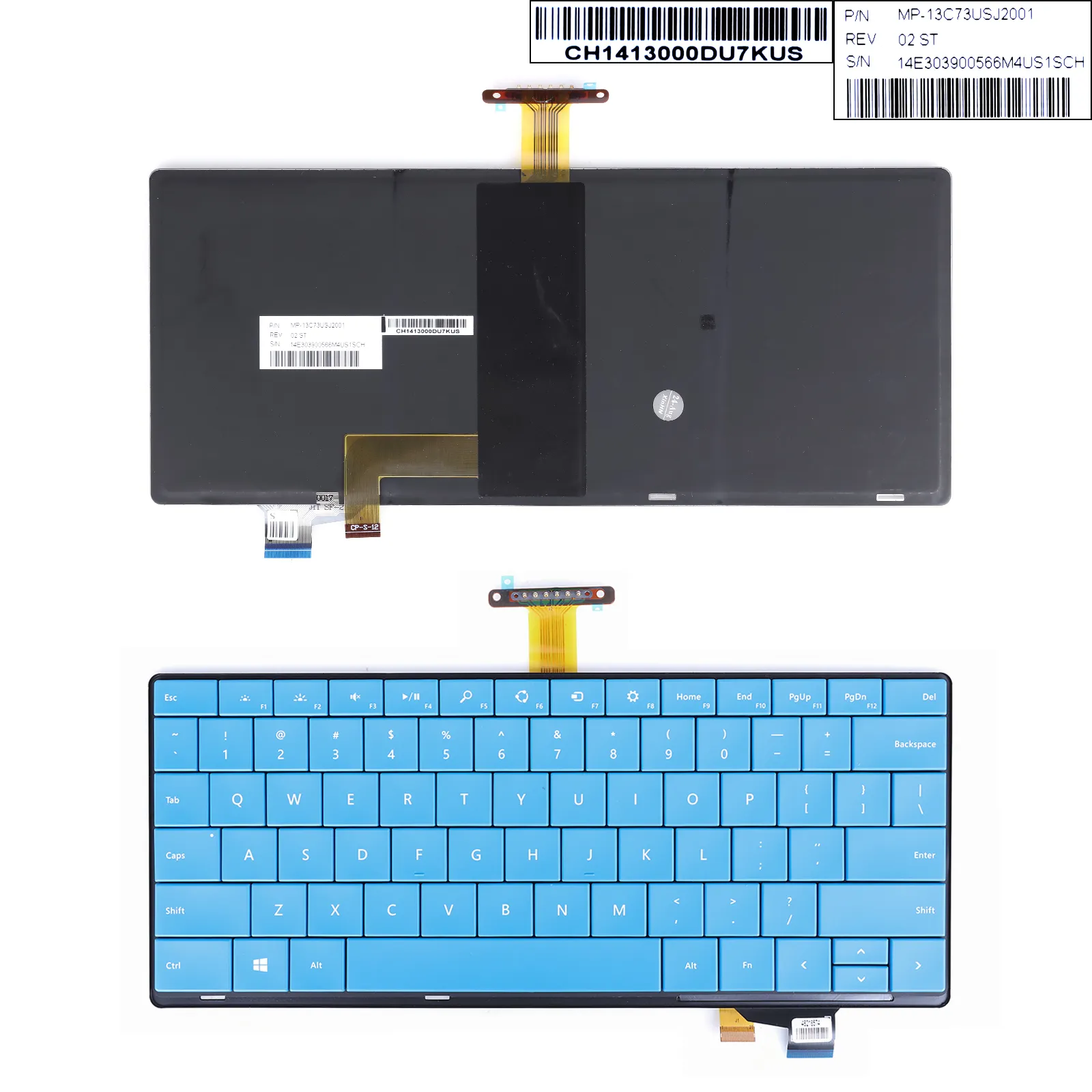 Picture of Microsoft Surface Pro3 Pro4 Blue（Backlight，WIN8）	