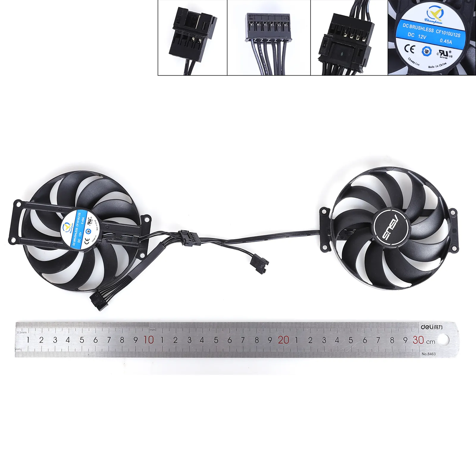 Picture of ASUS DUAL RTX 3060 RTX 3060 TI 8G MINI V2 LHR Graphics Fan