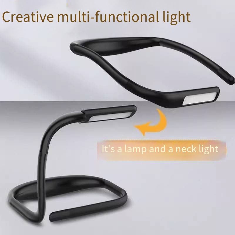 led night light dormitory study reading light eye protection reading students bedside reading light usb charging three-color light source view 2