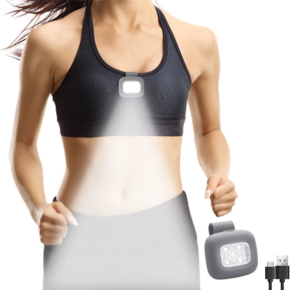 Running lights Outdoor headlights Mountaineering night running lights magnetic USB charging