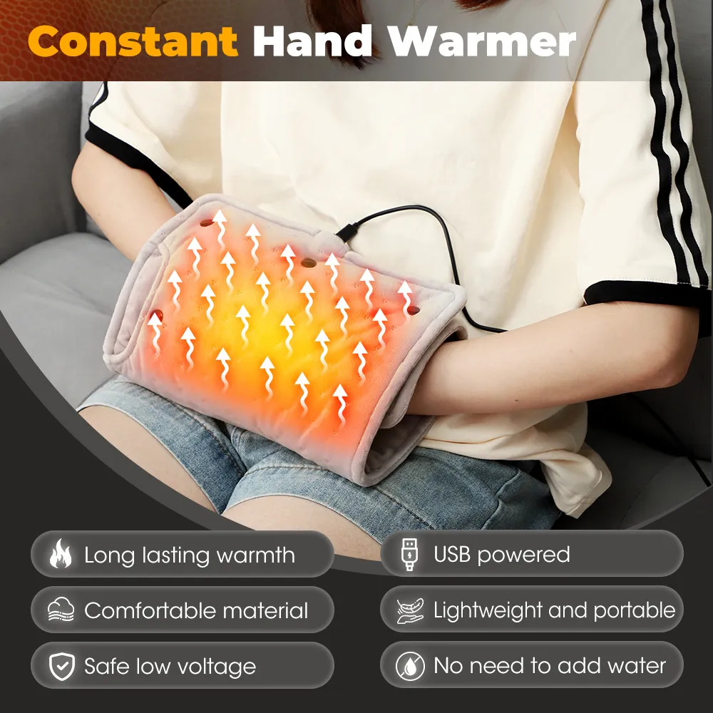 Picture of USB heating pad Electric blanket with temperature control constant temperature 55 degrees heating pad hand warmer 50*27cm