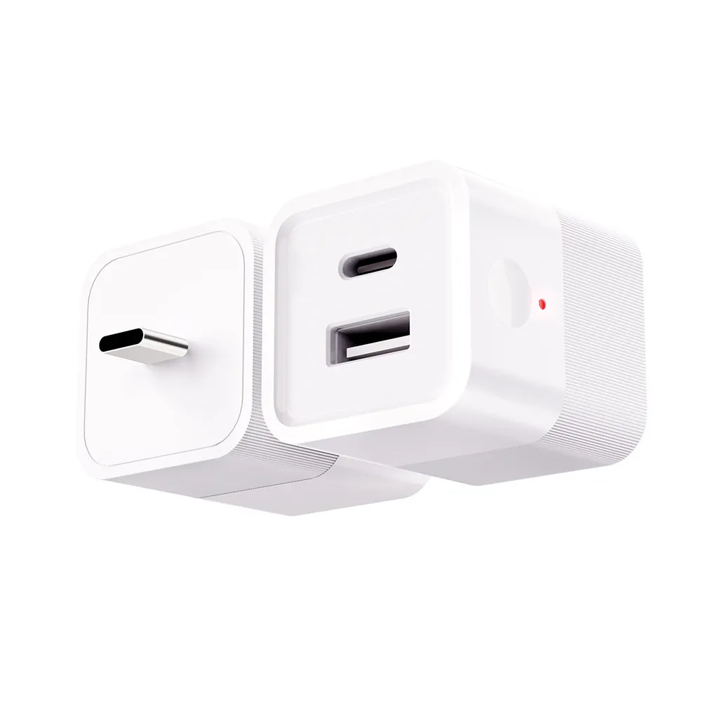 Picture of TUYA app Wireless wifi smart power adapter conversion charging head USB+TYPE-C intelligent remote control switch
