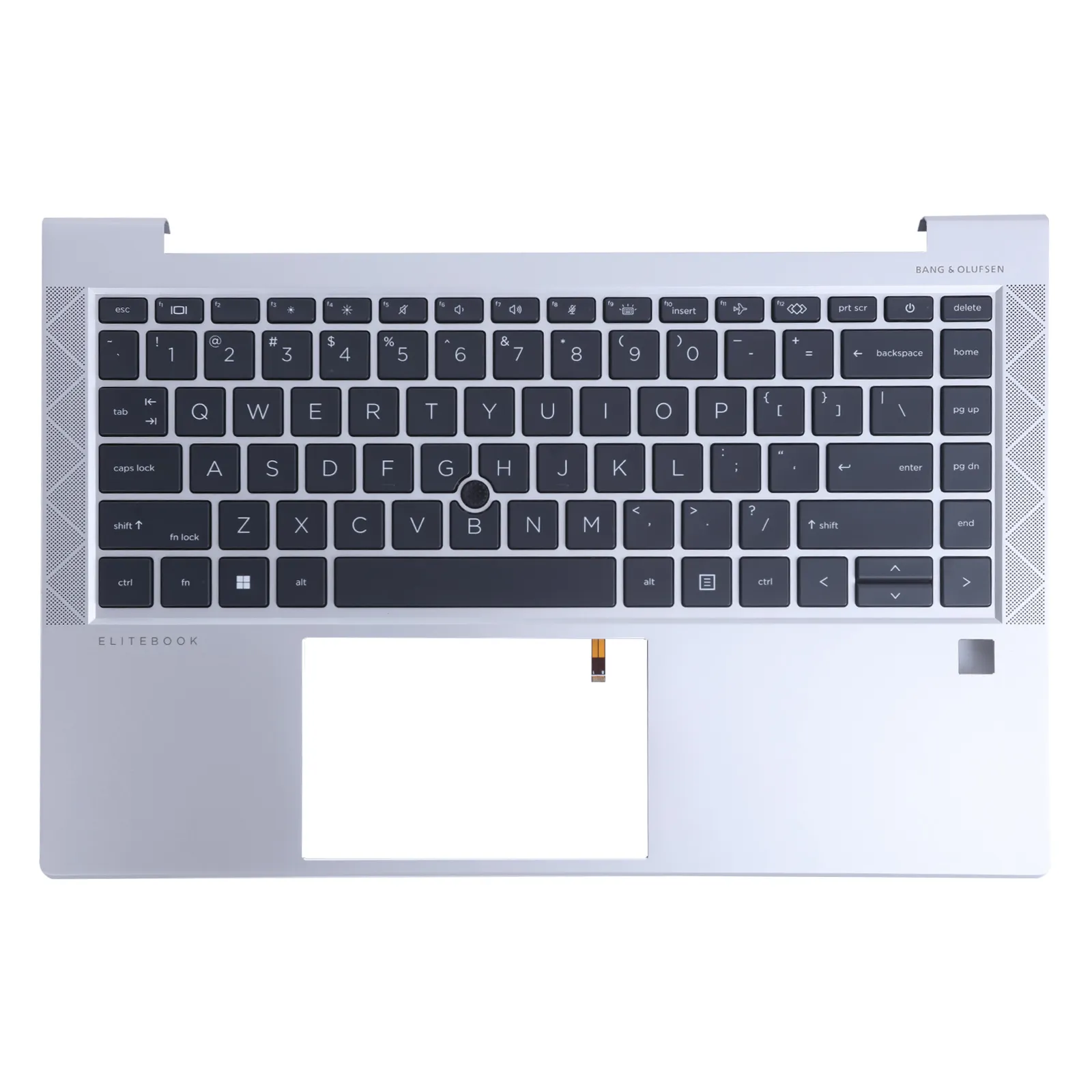 Picture of HP EliteBook 840 G7 G8 palmres with US keyboard case Upper cover Silver