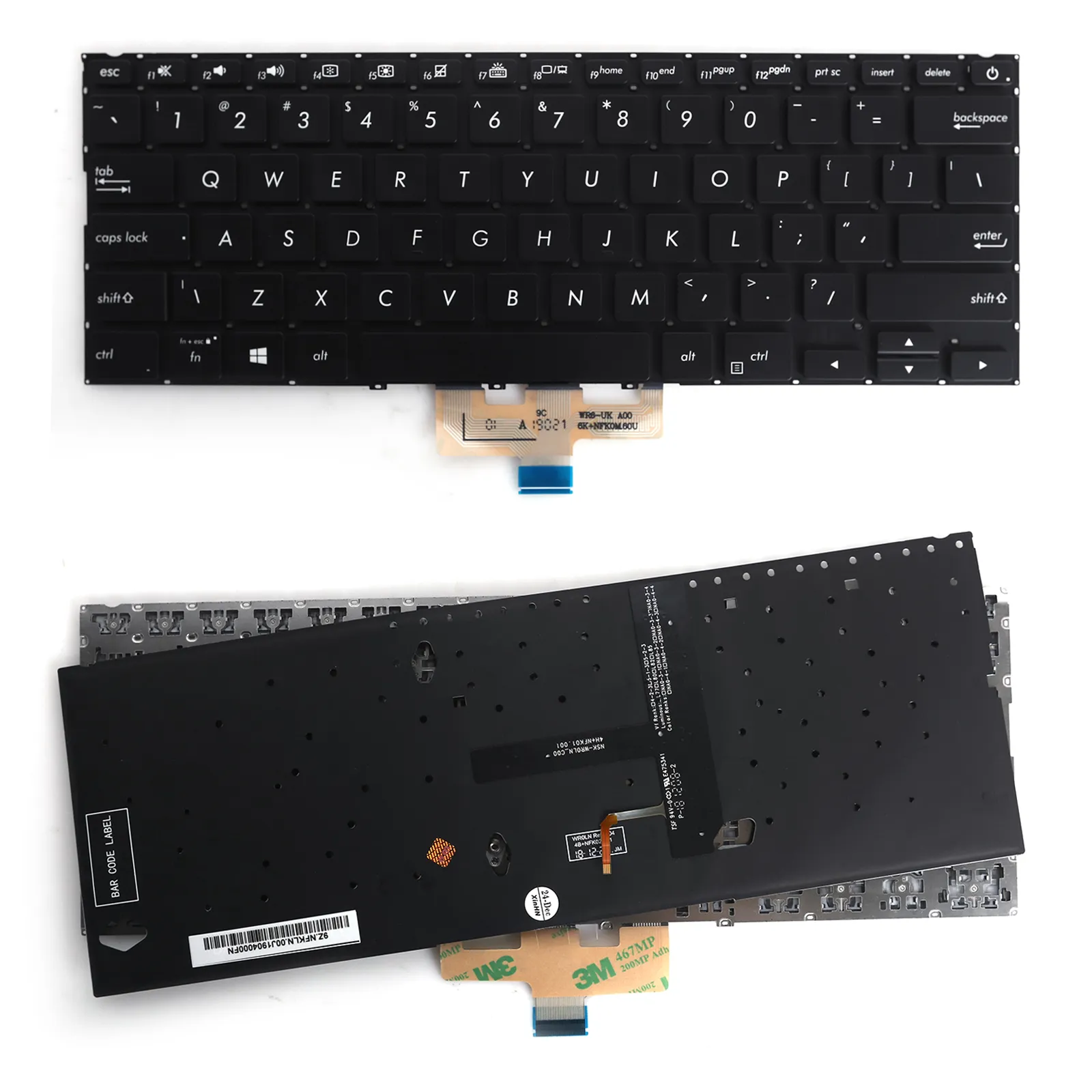 Picture of ASUS UX433 UX433FN UX4300F Deluxe14 Zenb Black（Backlit Win8）	