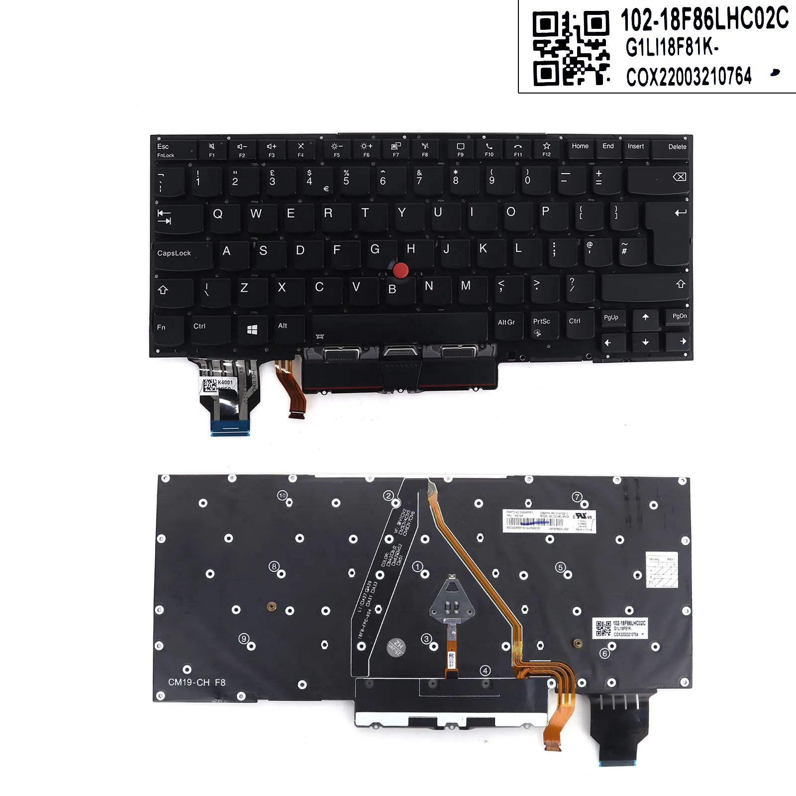 Picture of Lenovo ThinkPad X1 Yoga 5th Gen BLACK(point backlit)
