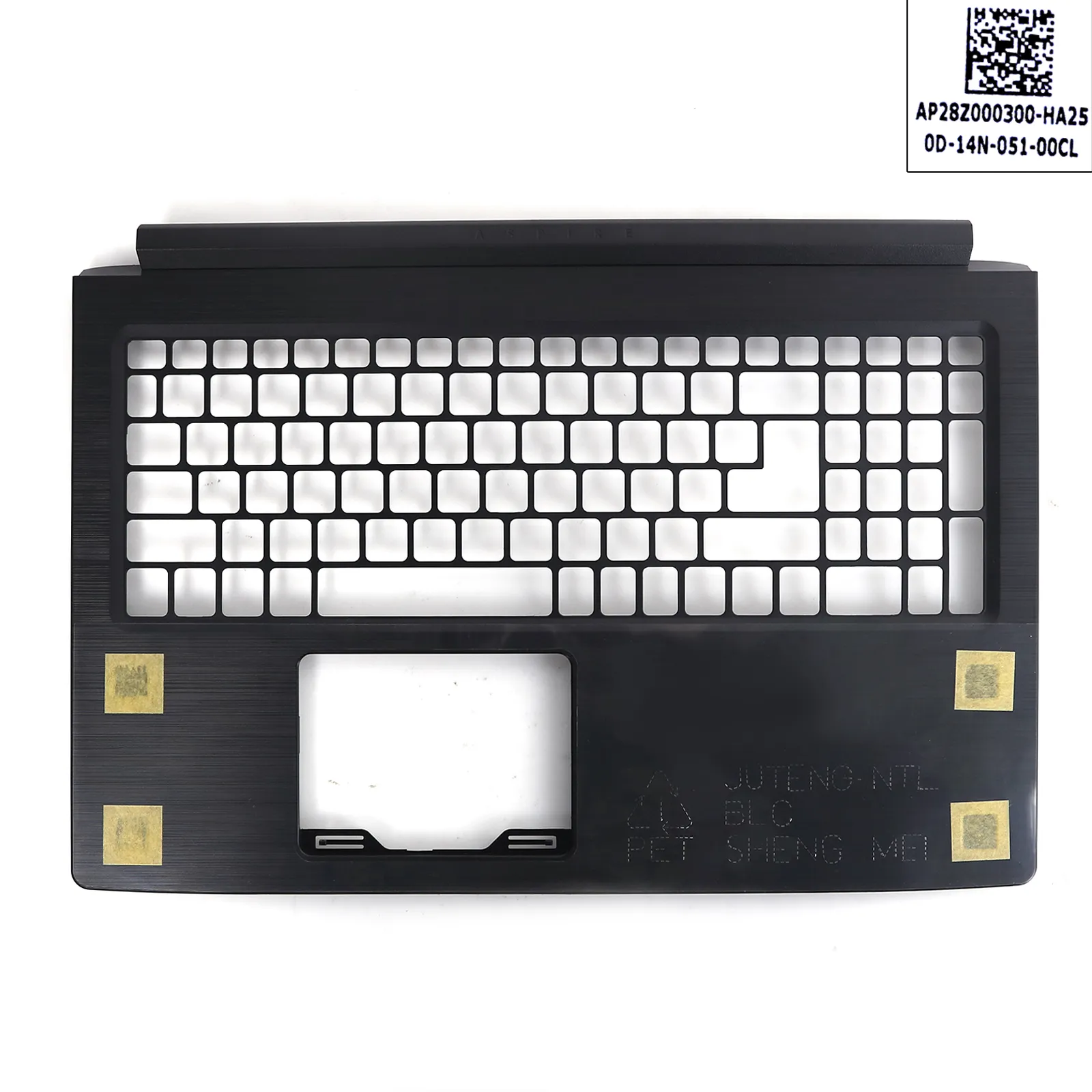 Picture of ACER A515-51 A515-51G N17C4 Upper Case Palmrest Cover Without Touchpad Black