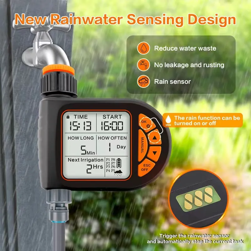 Picture of Intelligent timing Garden automatic watering device Garden balcony farm sprinkler timer Outdoor irrigation controller