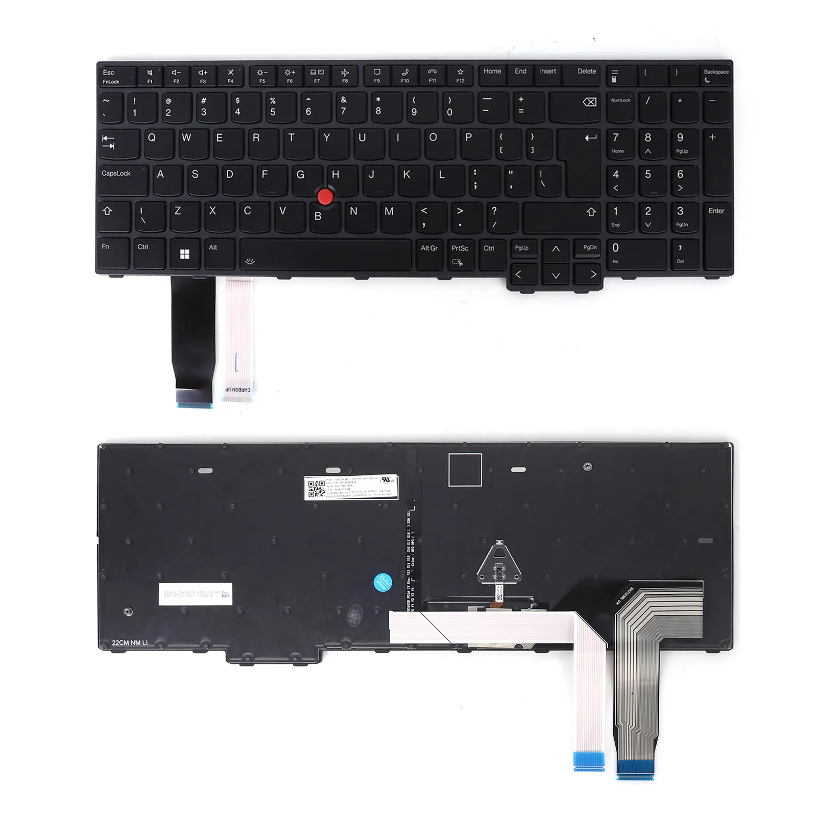 Picture of LENOVO L15 GEN3 T16 P16S GEN1 grey frame  ( Backlit,with point stick ,For Win8)  OEM