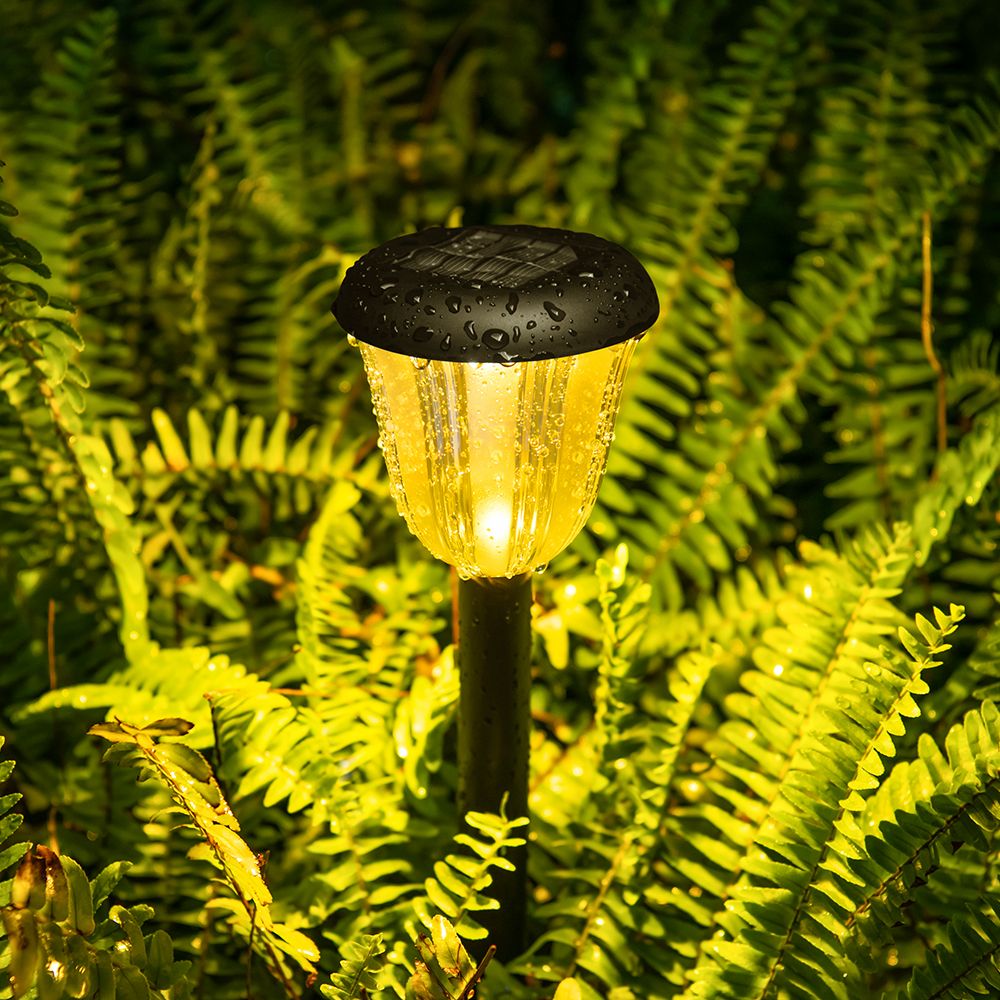 4 pcs/lot solar outdoor LED lights Tulip decorative ground plug-in lights Villa garden lawn waterproof garden lawn light automatic switch 1.2V AAA standard 700mAh Ni-MH waterproof IP55 warm light +RGB