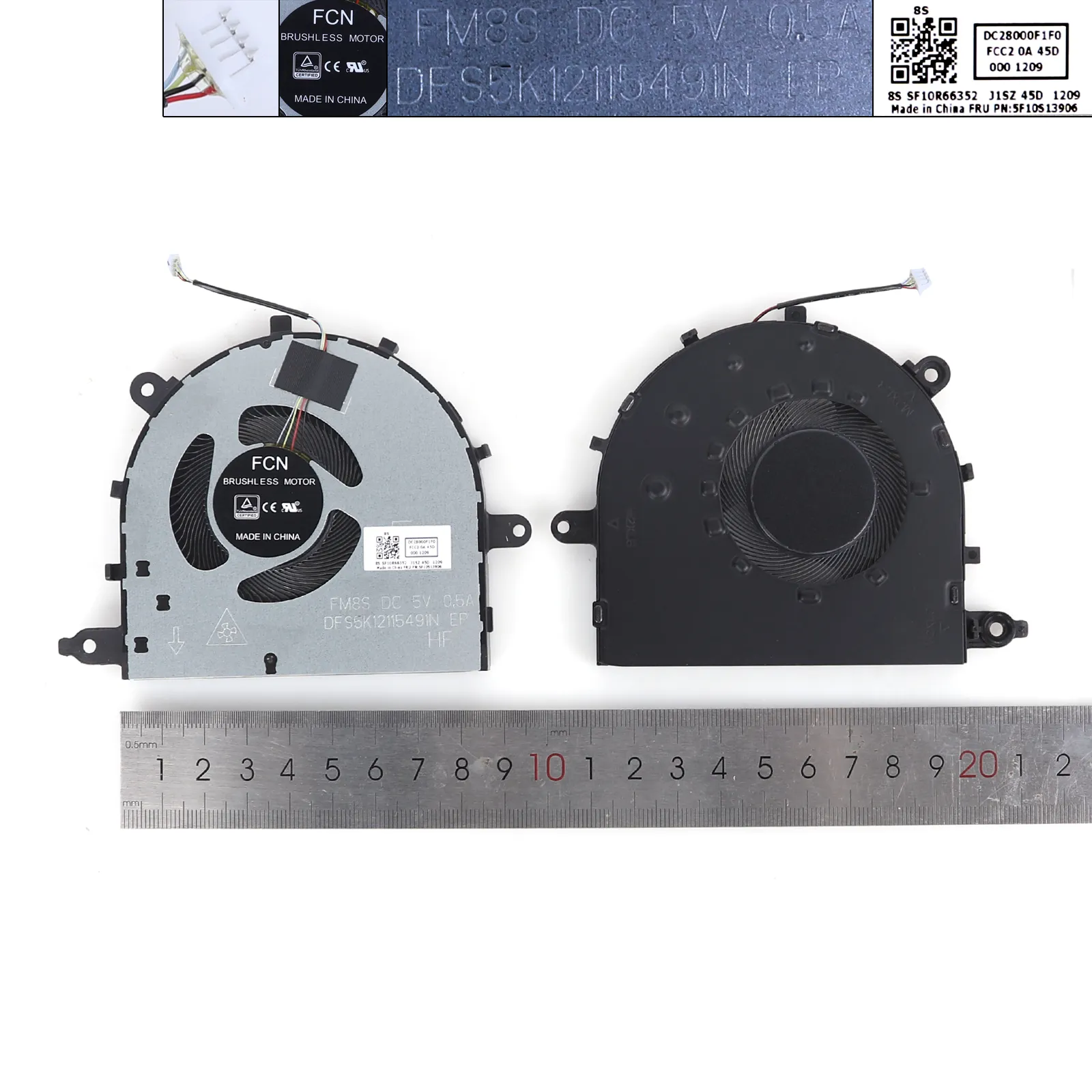 Picture of Laptop fan for Lenovo ORG 5-15IIL05 81YK 5-15ARE05 81YQ 5F10S13906