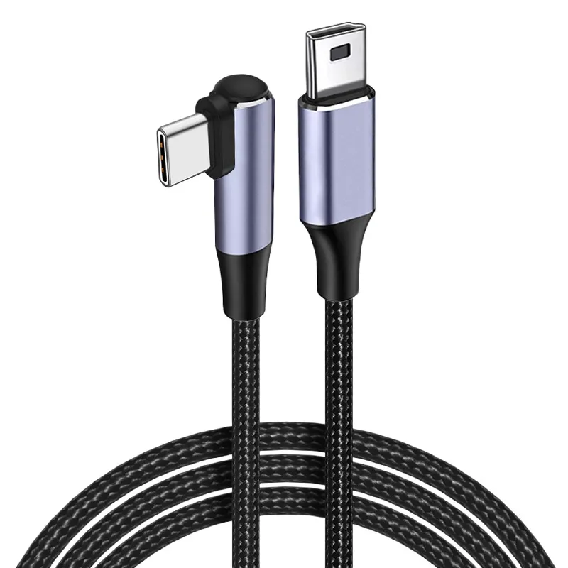 Picture of Type-c to mini usb public adapter cable Type-C to T-port OTG mutual data transmission cable