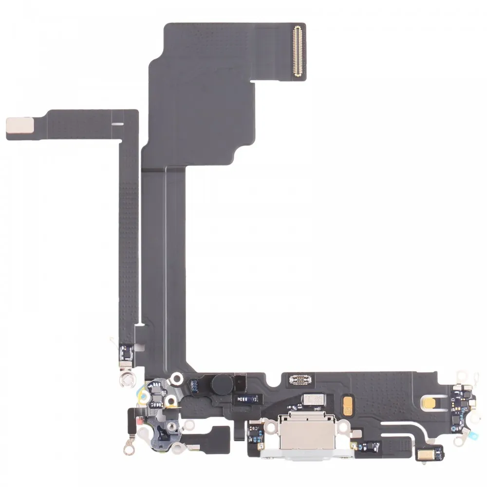 Picture of  For iPhone 15 Pro Max Original Charging Port Flex Cable (White)
