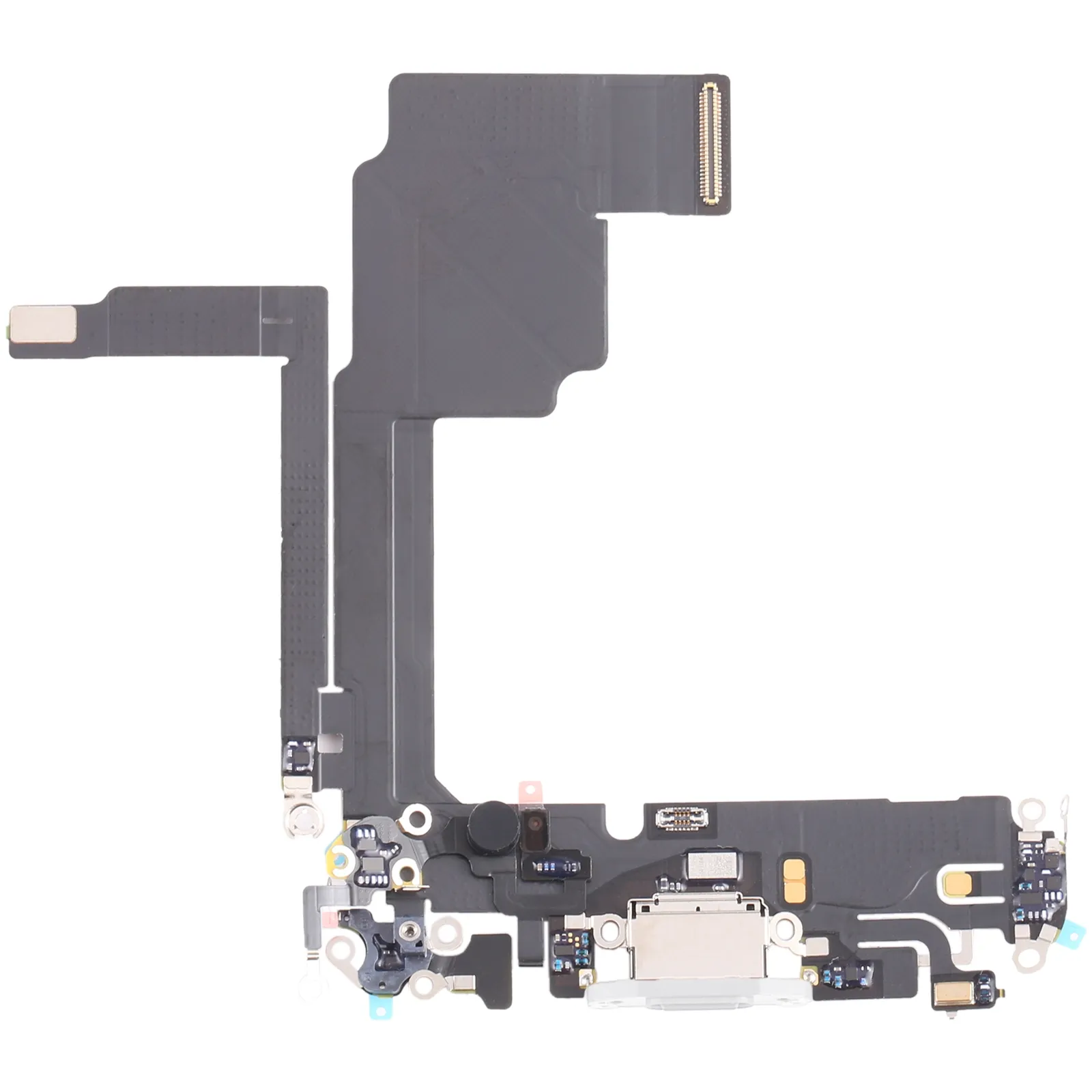 Picture of For iPhone 15 Pro Original Charging Port Flex Cable (White)
