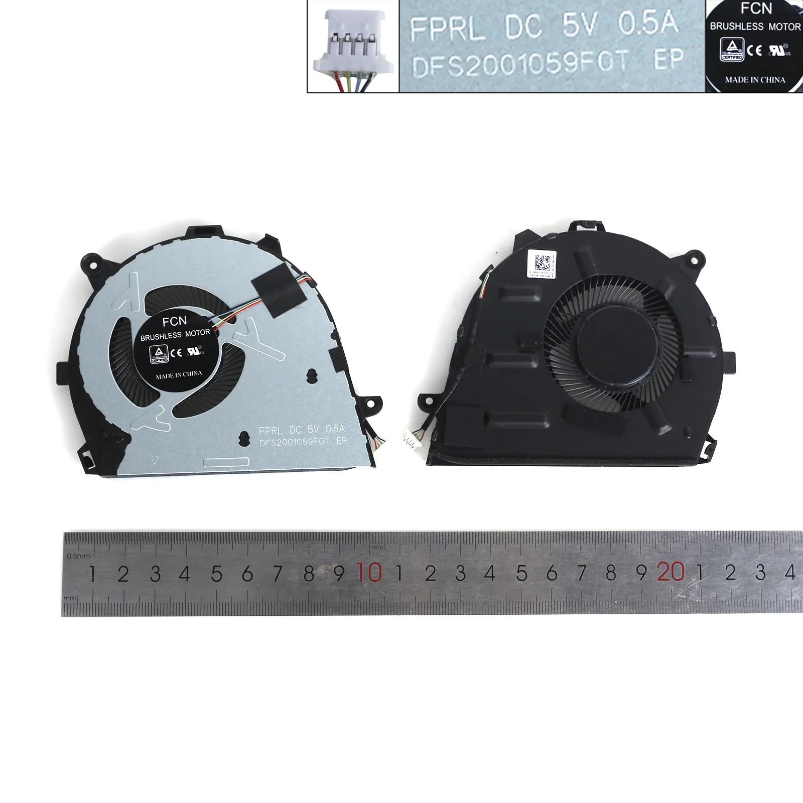 Picture of Laptop fan forLENOVO IDEAPAD 5-14IIL05 AIR-14ARE 2020 2021 IAL7 2022 5V0.5A