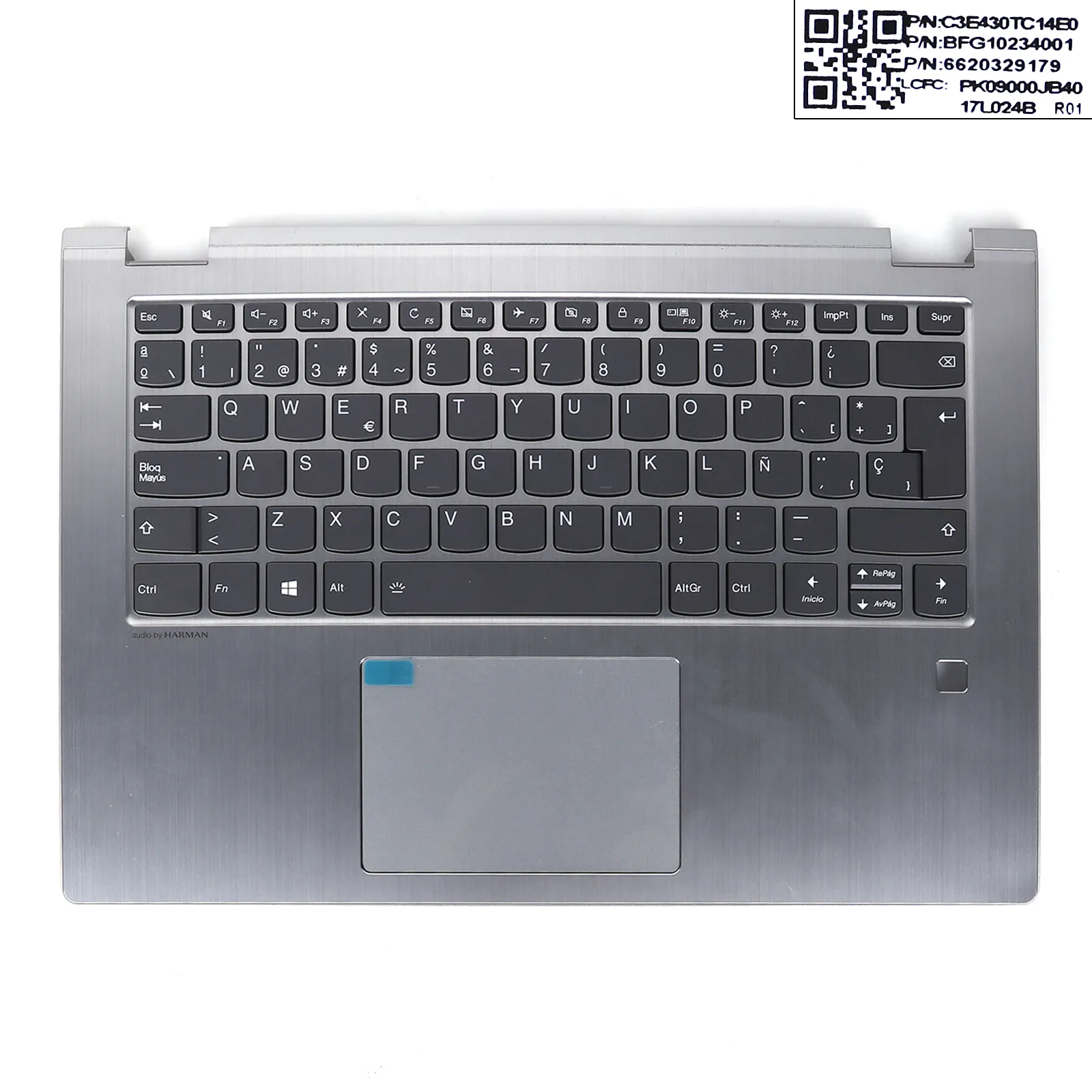 Picture of ForLenovo Yoga 530-14IKB C case, silver strap, SP keyboard