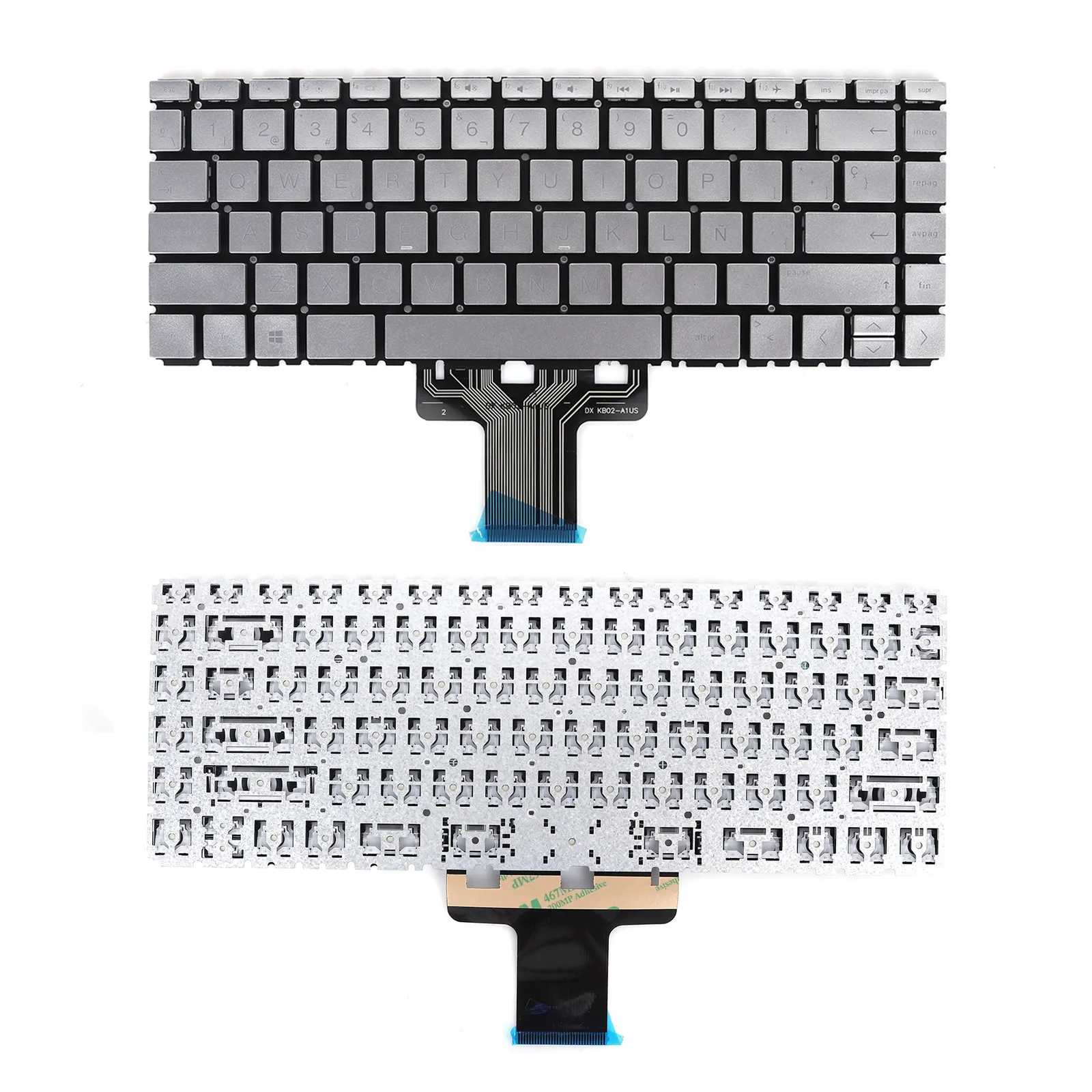 Picture of Laptop Spanish keyboard forHP 14-DA 14-BD 14-CC 14-CD 14m-cd 14-CE 14-CF 14-CK 14-CM Silver (Without FRAME)