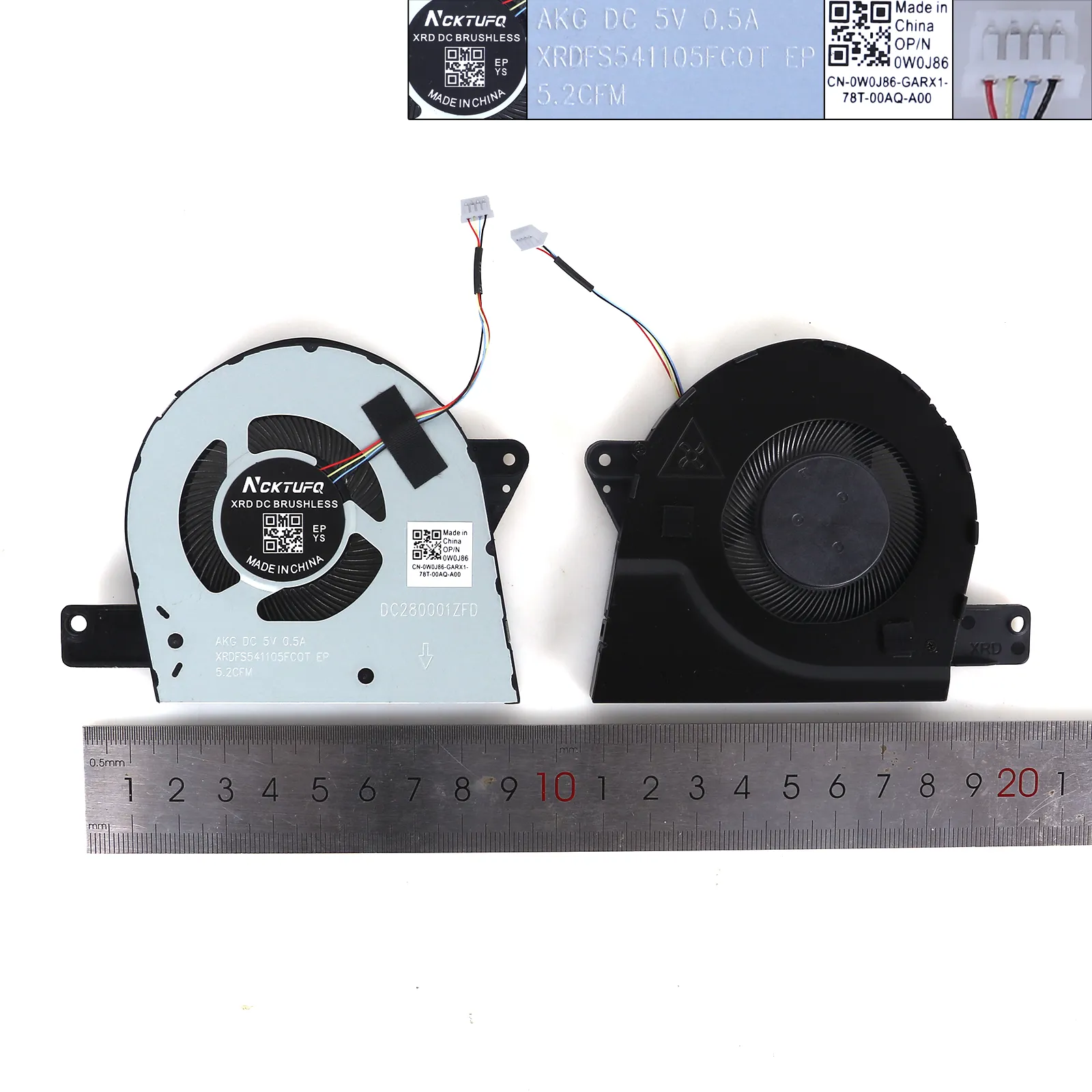 Picture of Laptop fan forDell COPY 5580 E5580 C5F86 EG50060 S1-C330-S9A