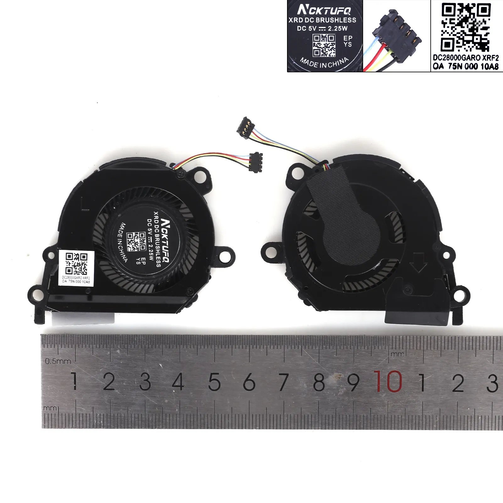 Picture of Laptop fan forHP X360 13-AP 13-AE TPN-Q199 L04886-001 4PIN CPU