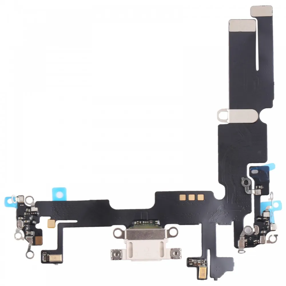 Picture of For iPhone 14 Plus Charging Port Flex Cable (White)