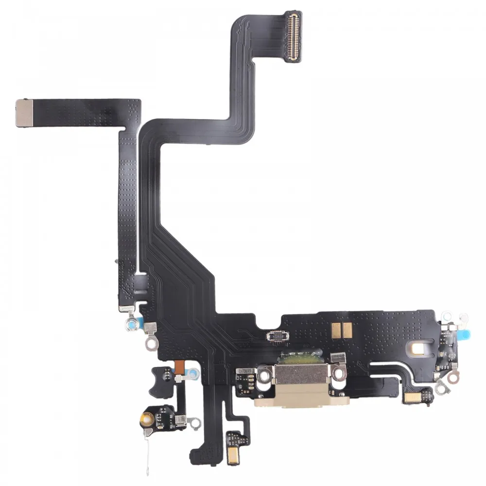 Picture of For iPhone 14 Pro Charging Port Flex Cable (Gold)