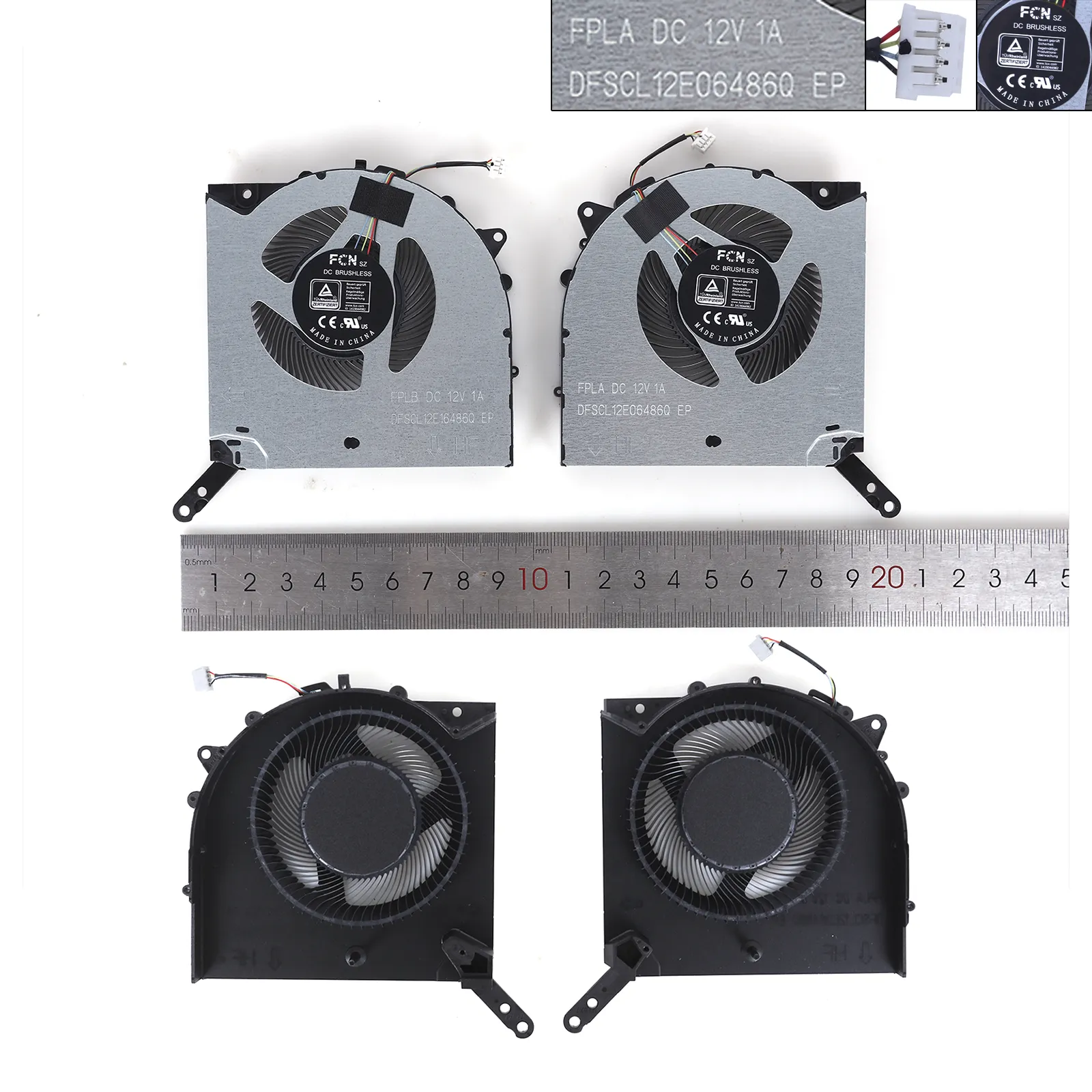 Picture of Laptop fan forLenovo 15ARH7 R9000P Y9000P 2022 12V CPU+GPU