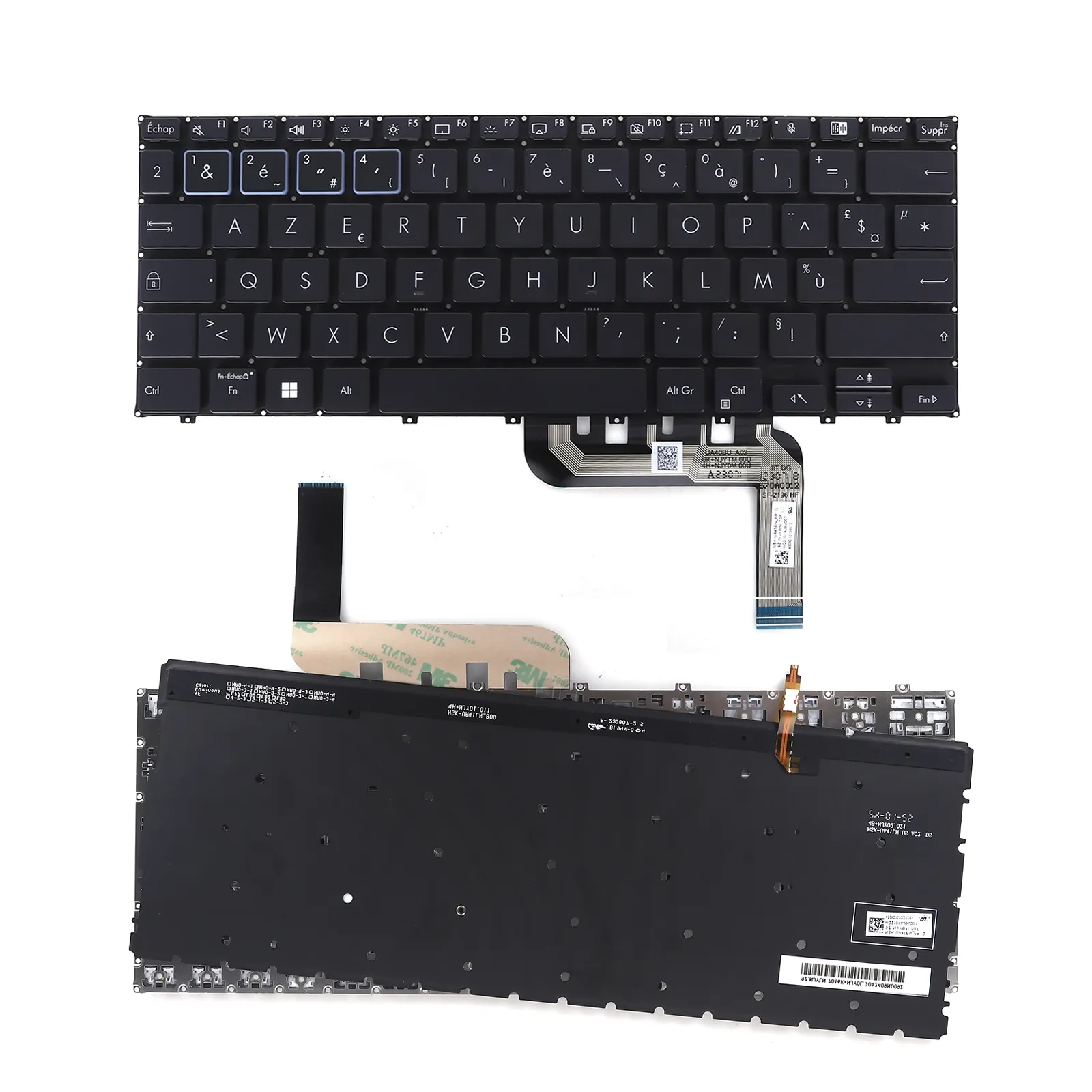 Picture of Laptop French Keyboard forASUS ExpertBook B3 B3402 B3402FEA B3402F BLACK（Backlit，Small Enter，Win8）