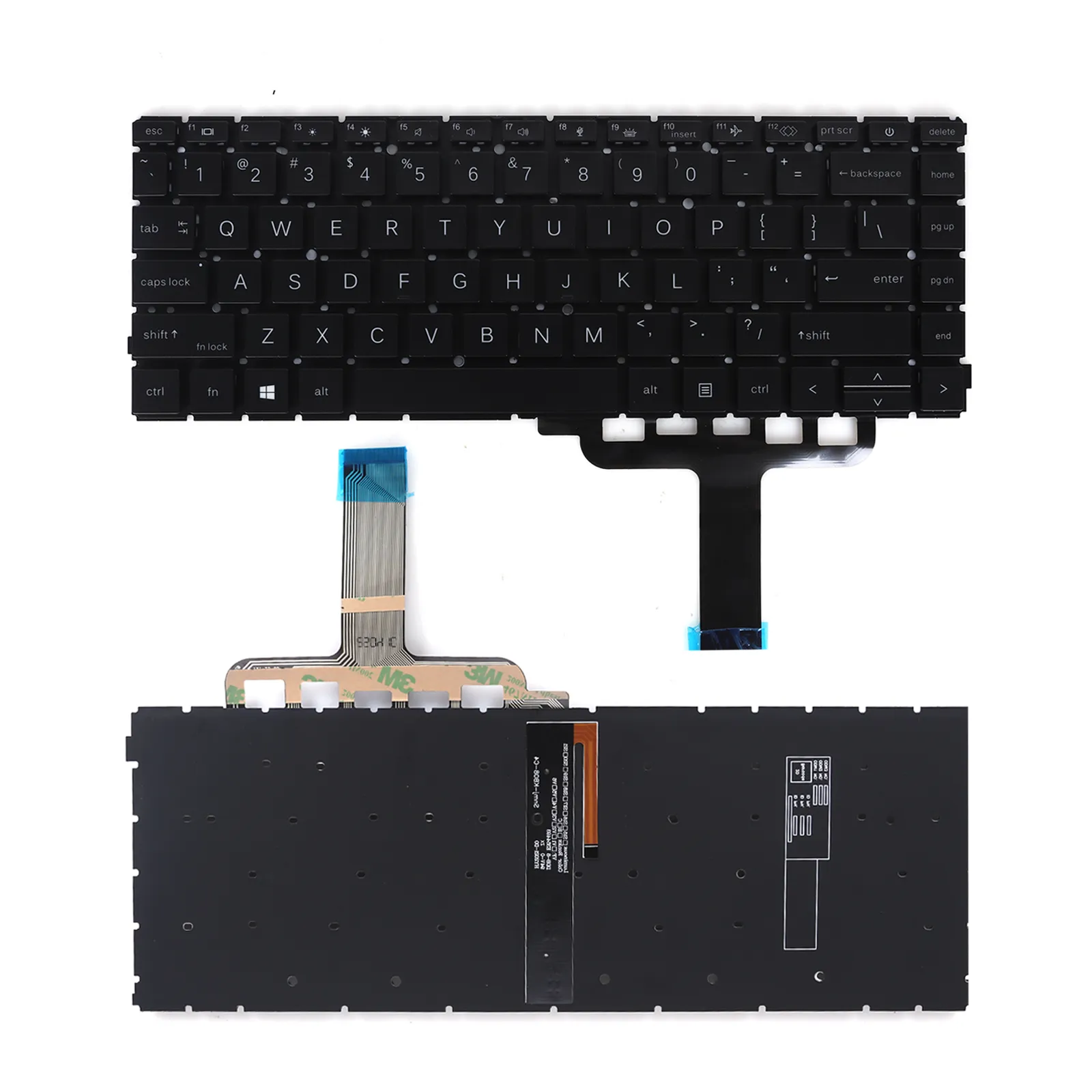 Picture of Laptop US keyboard forHP ProBook 440 G8 445 G8 440 G9 440 G10 445 G9 445 G10 BLACK（Backlit，OEM，Win8）
