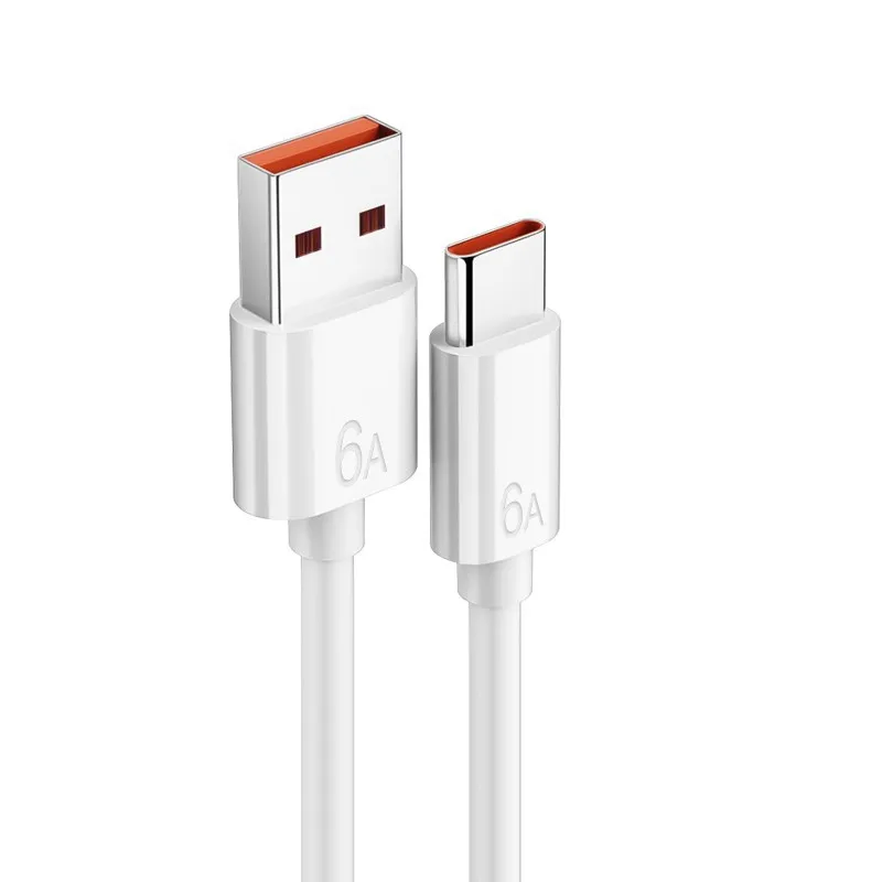 Picture of 1M Type-A to Type-C 66W Super Fast Charging Data Cable TPE Material Suitable for Huawei Data Cable 6A Charging Cable vivo Xiaomi Fast Charging