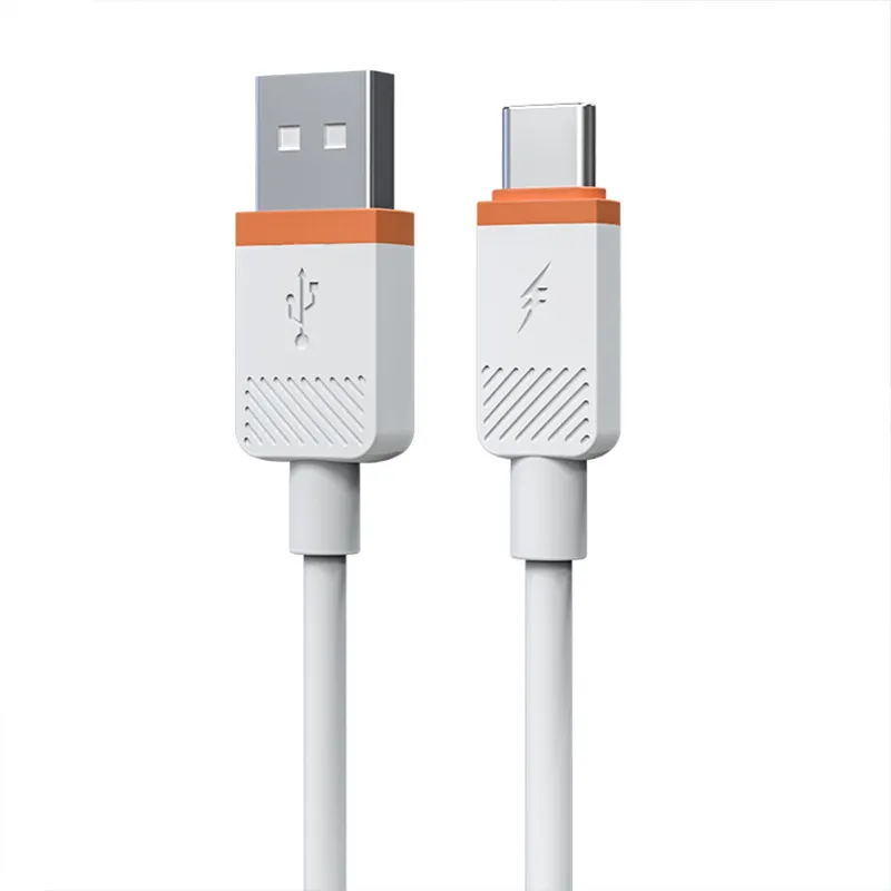 Picture of USB-A to Type-C data cable 3A/2A super fast charging fully compatible universal charging cable PVC 1-meter dual color