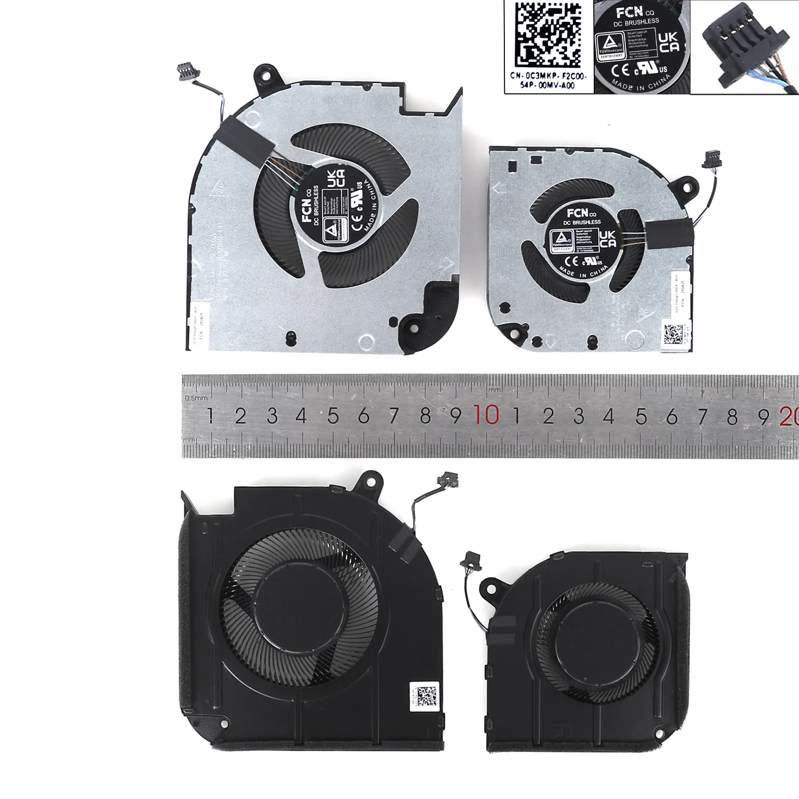 Picture of Laptop fan forDell 7620 16-7620 0V7P3C （CPU+GPU）ORG