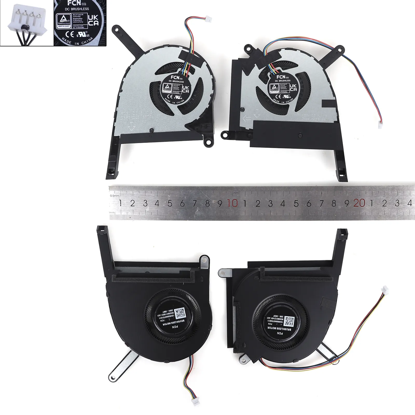 Picture of Laptop fan forASUS L+R 5V FX507 FX507Z FA507R ZC FX707ZR FA707