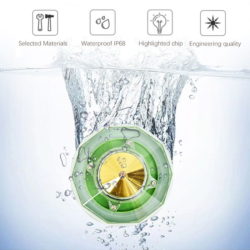 Outdoor waterproof solar pool light, swimming pool light, colored park pond night light, courtyard floating landscape decorative light, RGB color variable light, LED light view 2