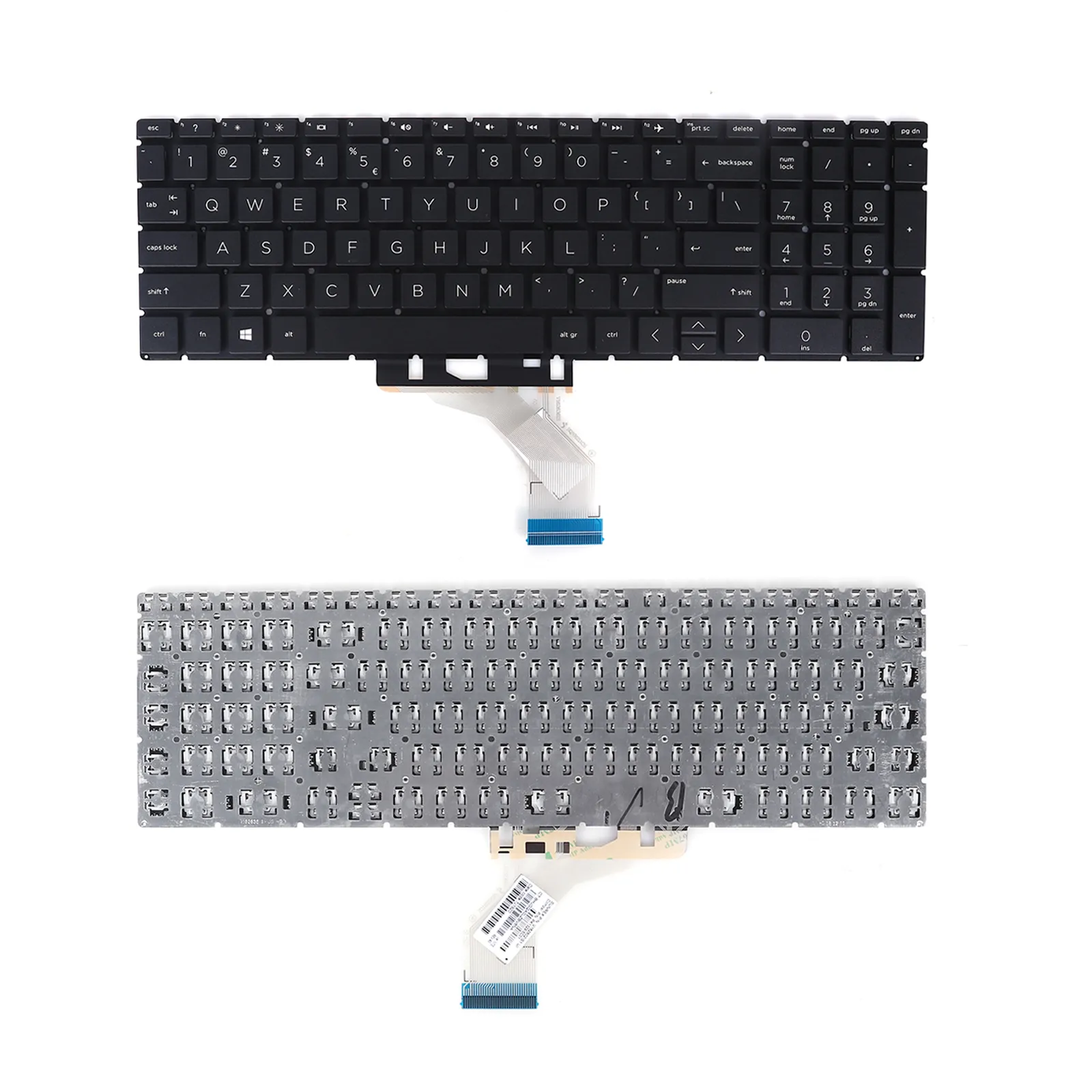 Picture of Laptop US keyboard forHP 15-DA 15-DR 15-DK 15-DB 15-DX 15-CX 250 G7 255 G7 BLACK（Without FRAME，Win8）