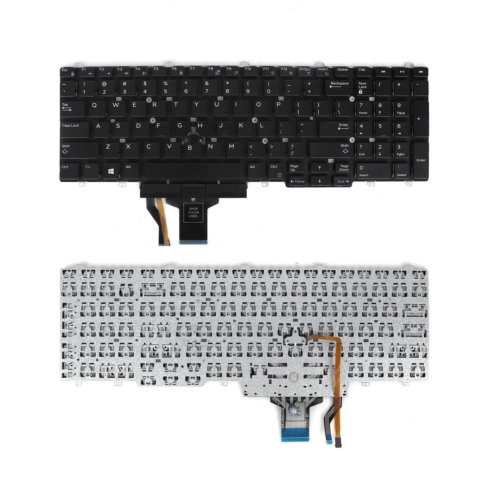 Picture of Laptop US keyboard forDell Latitude E5550 E5570 E5580 P37F P48F P60F BLACK（With Point，OEM，Win8）