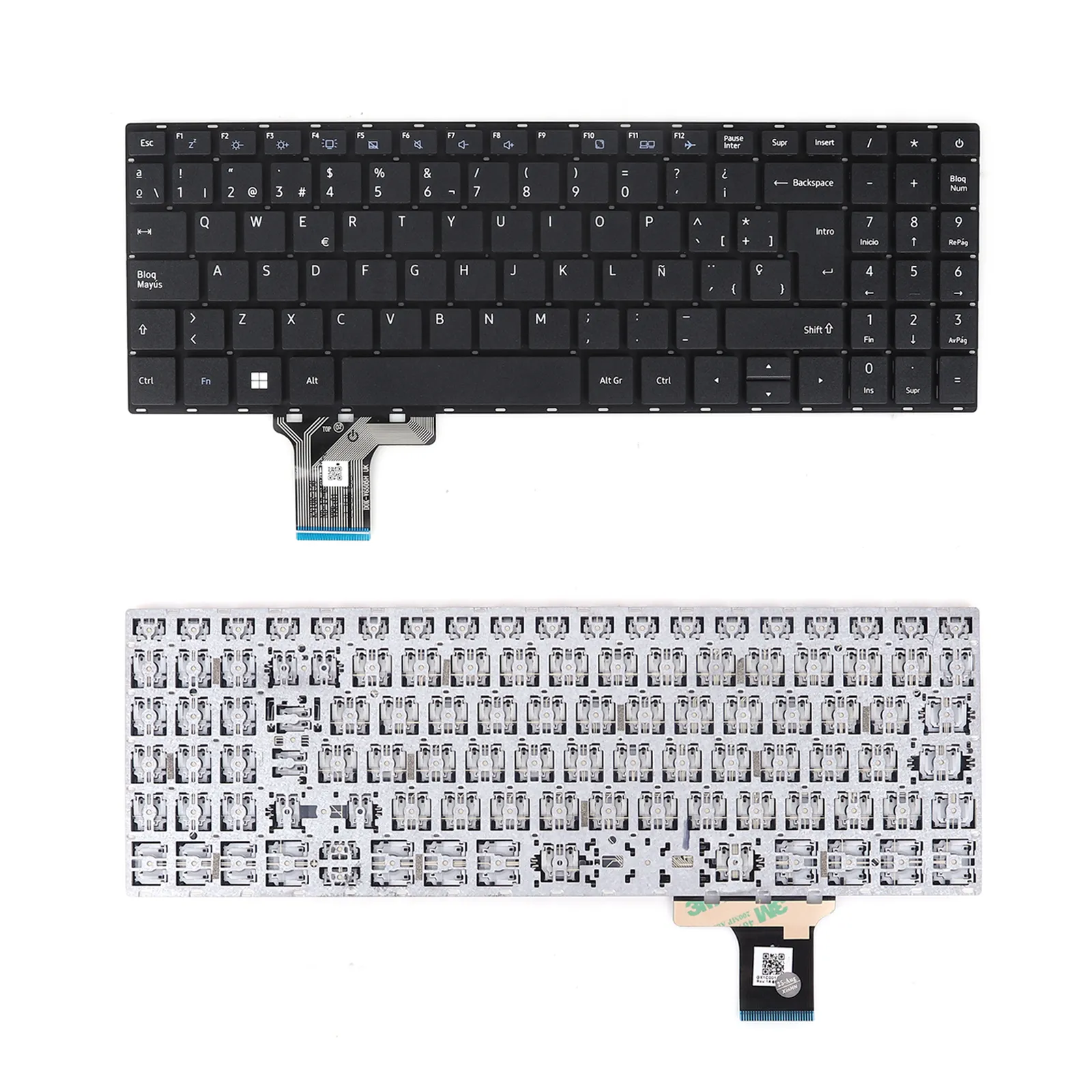 Picture of Laptop Spanish keyboard forToshiba  Satellite Pro C50-J / C50-E / C50-G / C50D-B / C50-H Black OEM