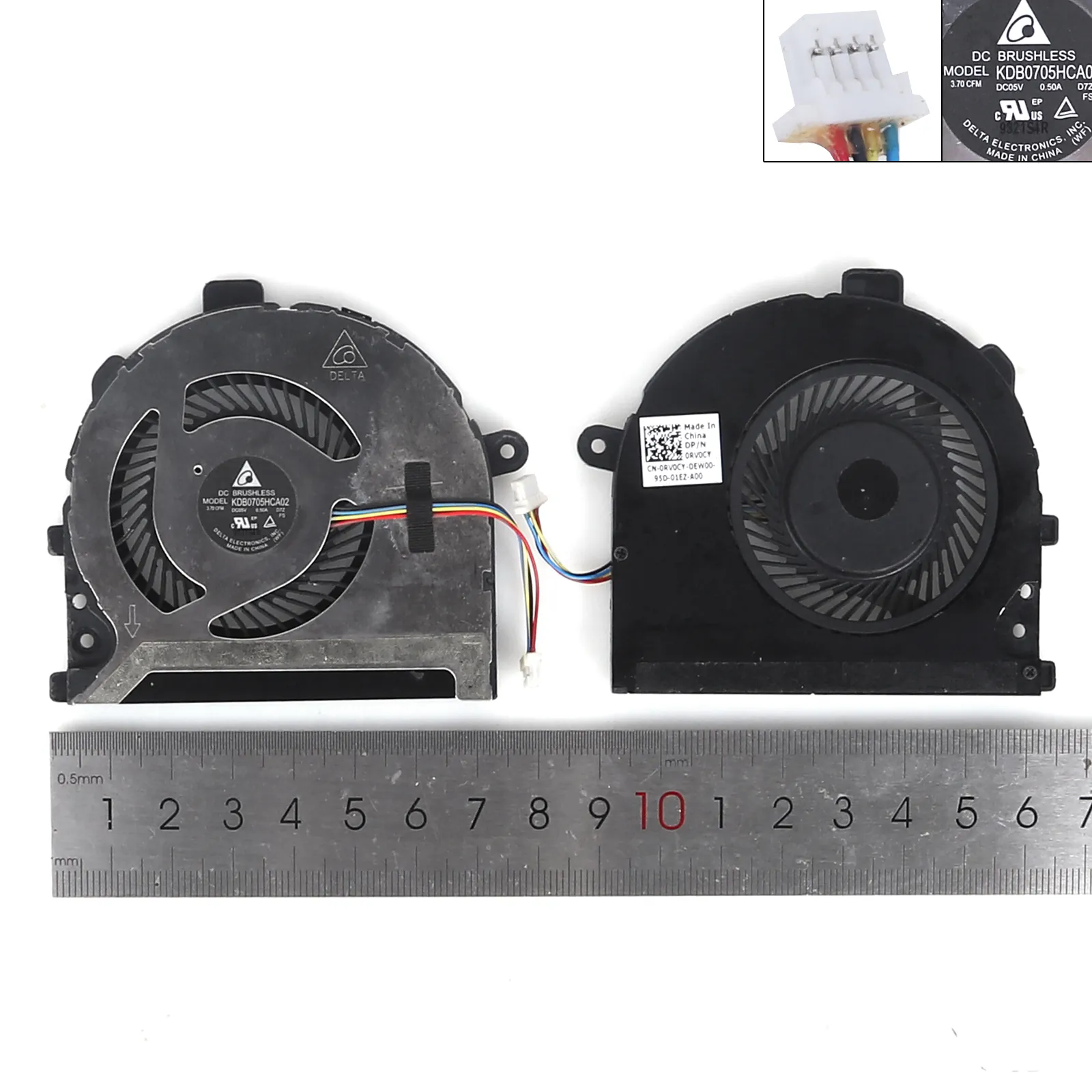 Picture of Laptop fan forDELL Vostro 0RV0CY 13 5000 5370  (For CPU fan,Original)