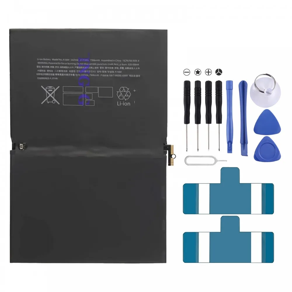 Picture of For iPad Pro 9.7 A1664/A1675/A1674/A1673 7306mAh Battery Replacement