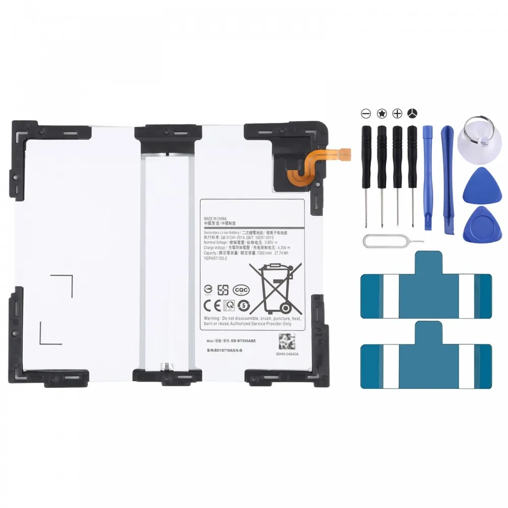 Picture of For Samsung Galaxy Tab A2 10.5 SM-T590 7300mAh EB-BT595ABE Battery Replacement