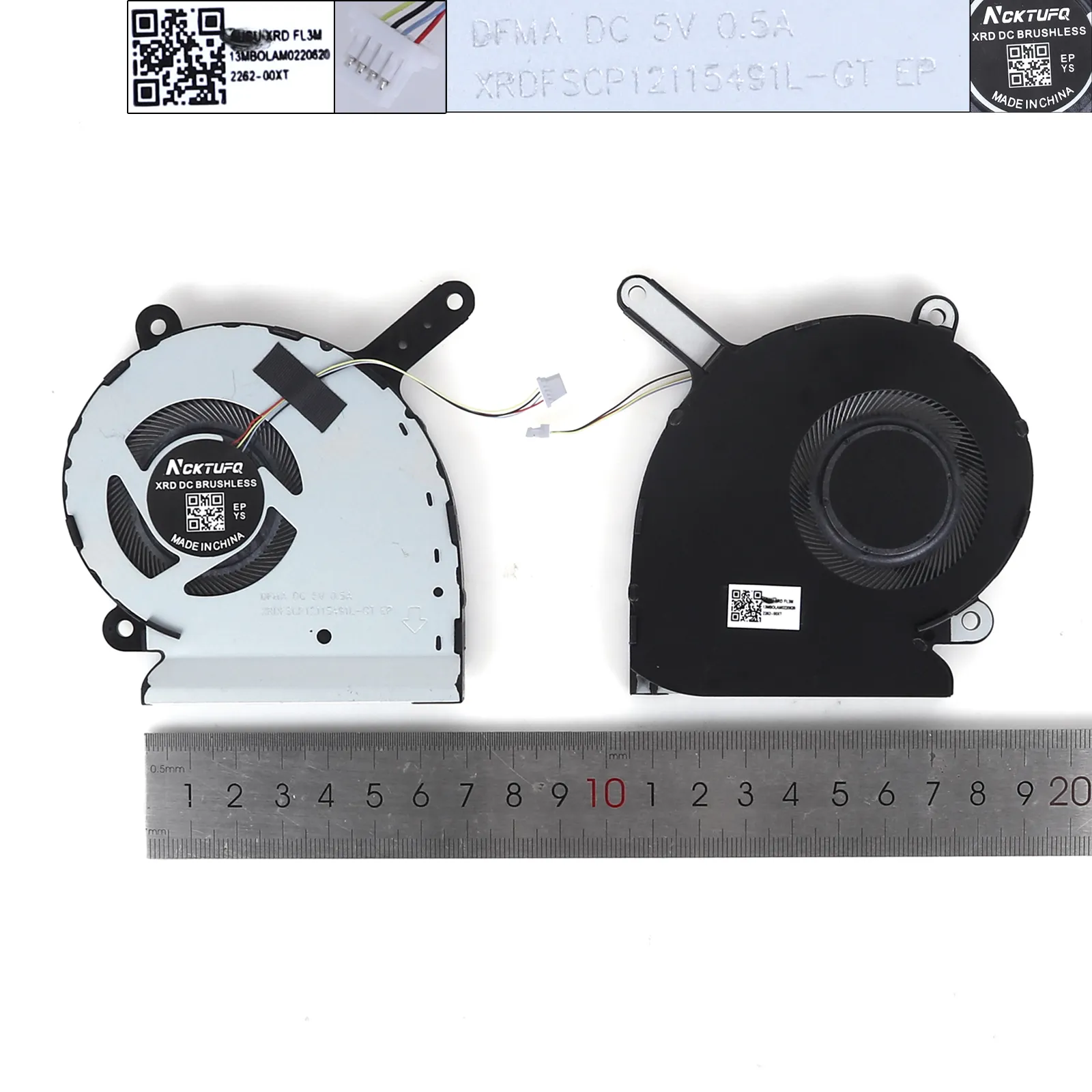 Picture of Laptop fan forASUS ROG Strix G531 G531G G531GT G531GU/GD/GW 5V(GPU,High copy)