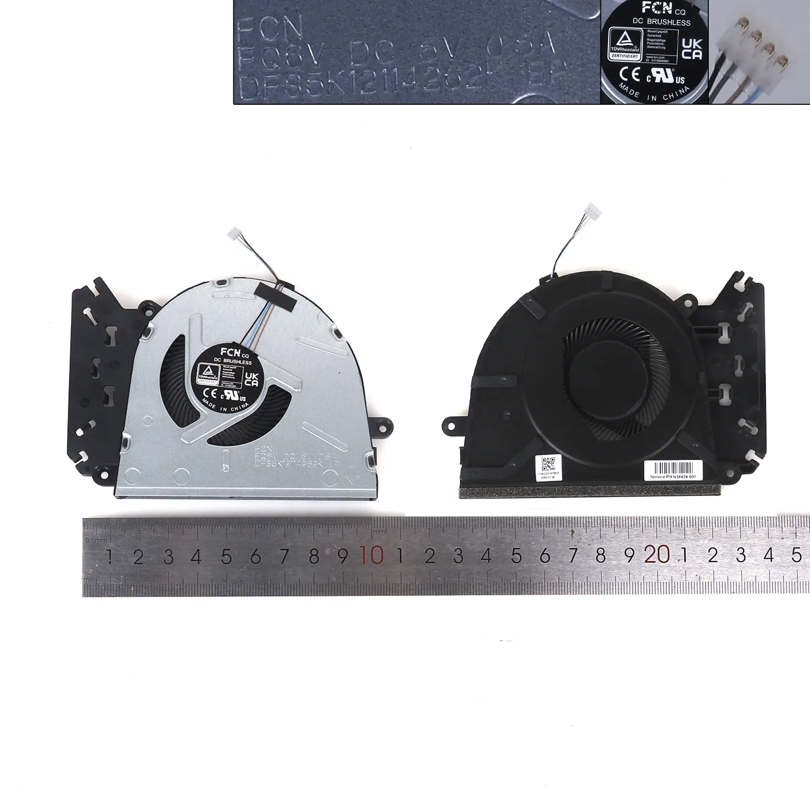 Picture of Laptop fan forHP 15-FCFD 250 G10 TPN-Q287 Original 