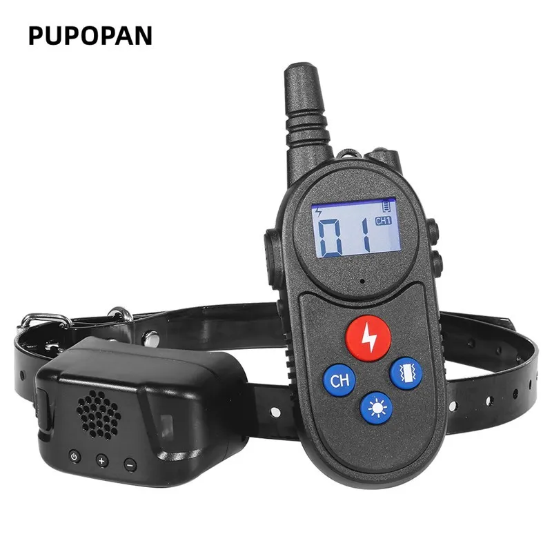 Picture of Anti bark device, dog driving intercom, dog training device, electric shock collar, neck ring, pet supplies, 1000 meters remote control, long-distance intercom function, deep waterproof, diving and swimming capabilities