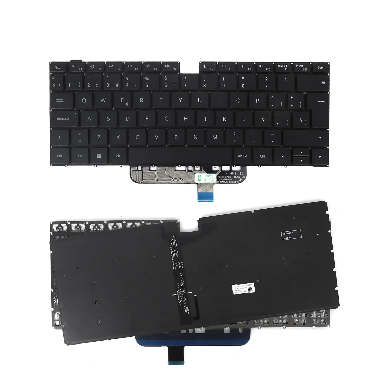 Picture of Laptop Spanish keyboard forHuawei MateBook D 14 NbB-WAH9 WAH9P NbB-WAE9P Nbl-WAQ9R BLACK （Backlit，Win8）