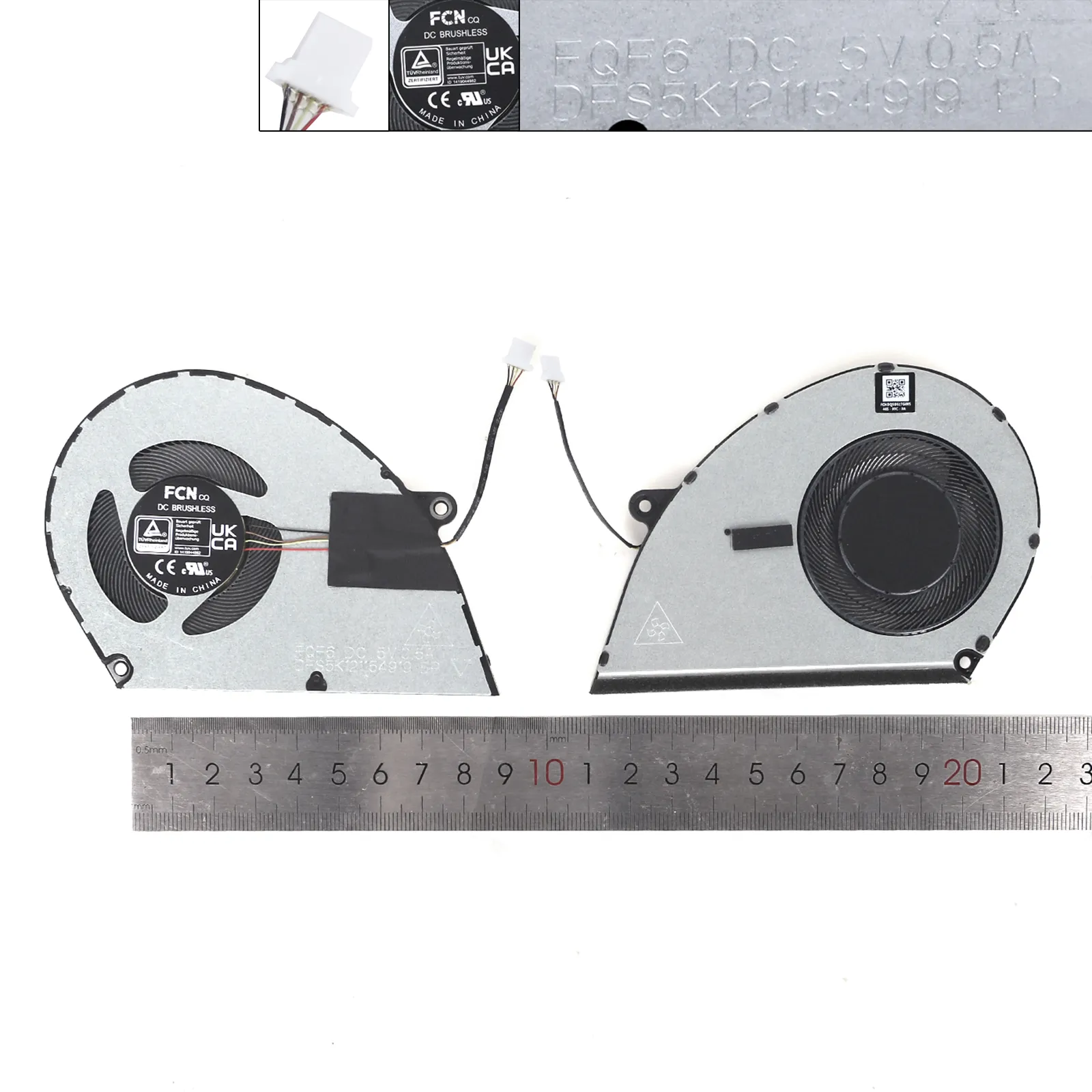 Picture of Laptop fan forAcer A515-48M A315-510p A315-24P N23Q11 N23C3（ORG）