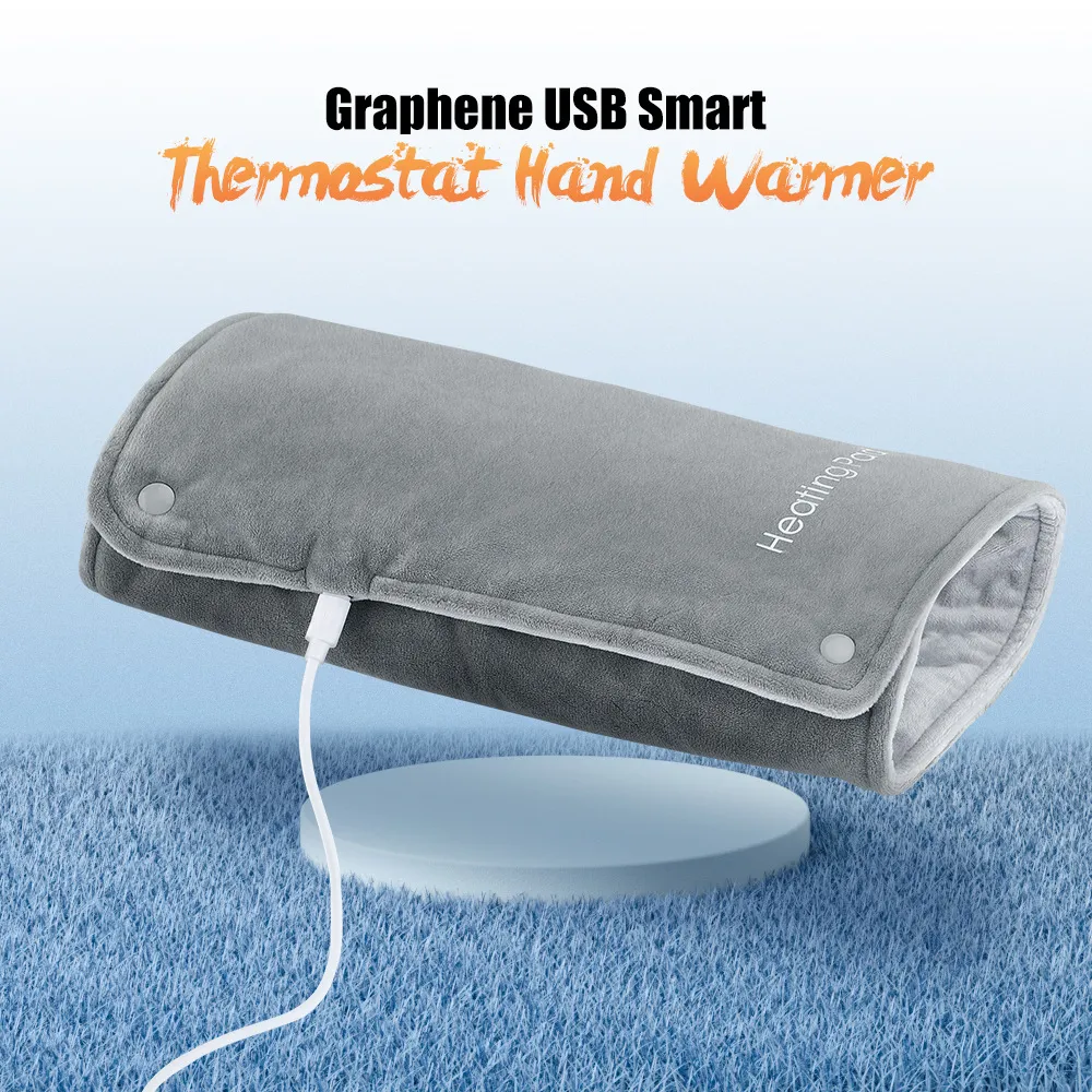 Picture of Graphene heating pad with intelligent constant temperature, warm hands, warm legs, waist and back, hot compress, electric heating blanket, USB power supply
